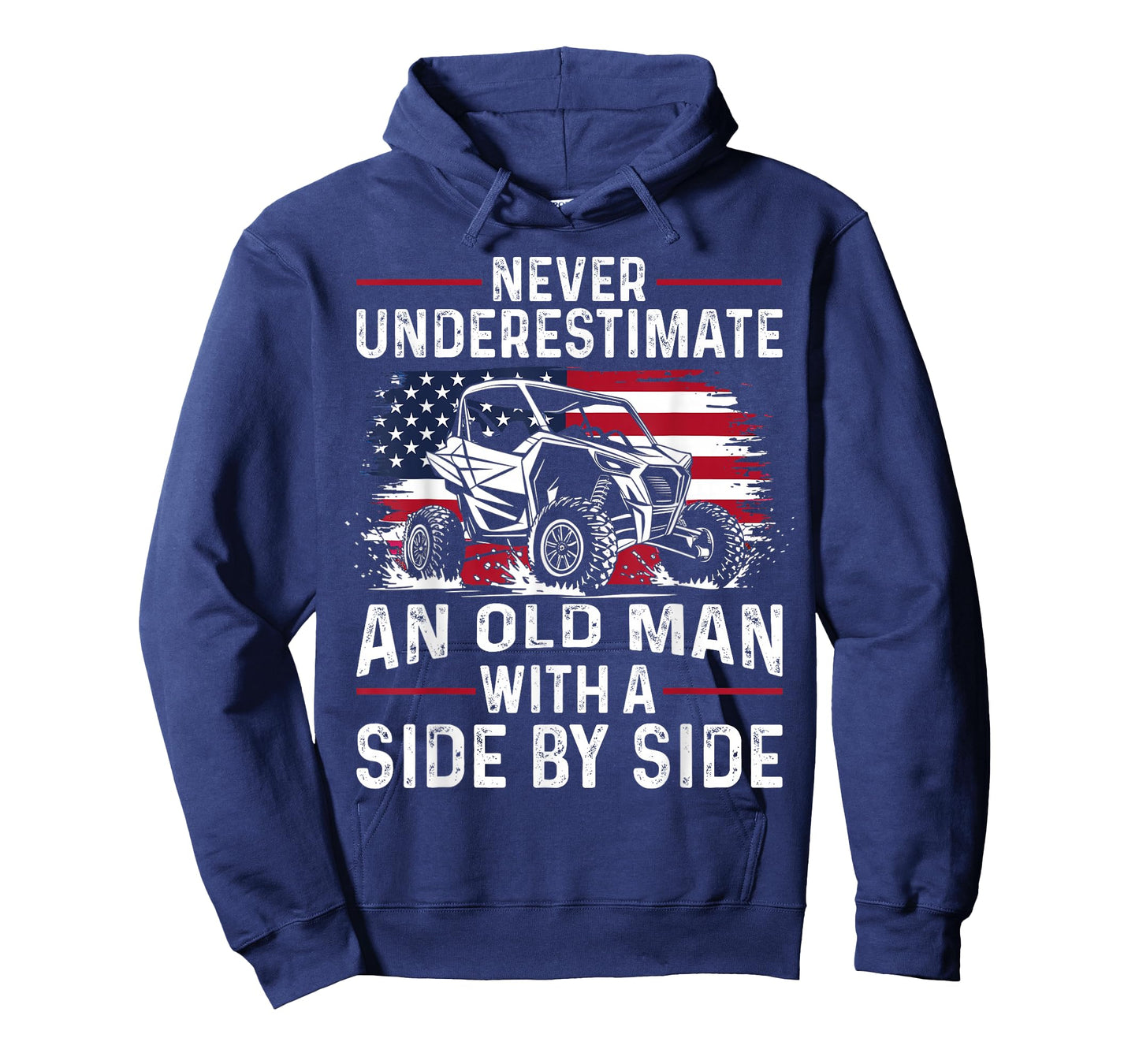 Never Underestimate An Old Man With A Side By Side UTV T-Shirt