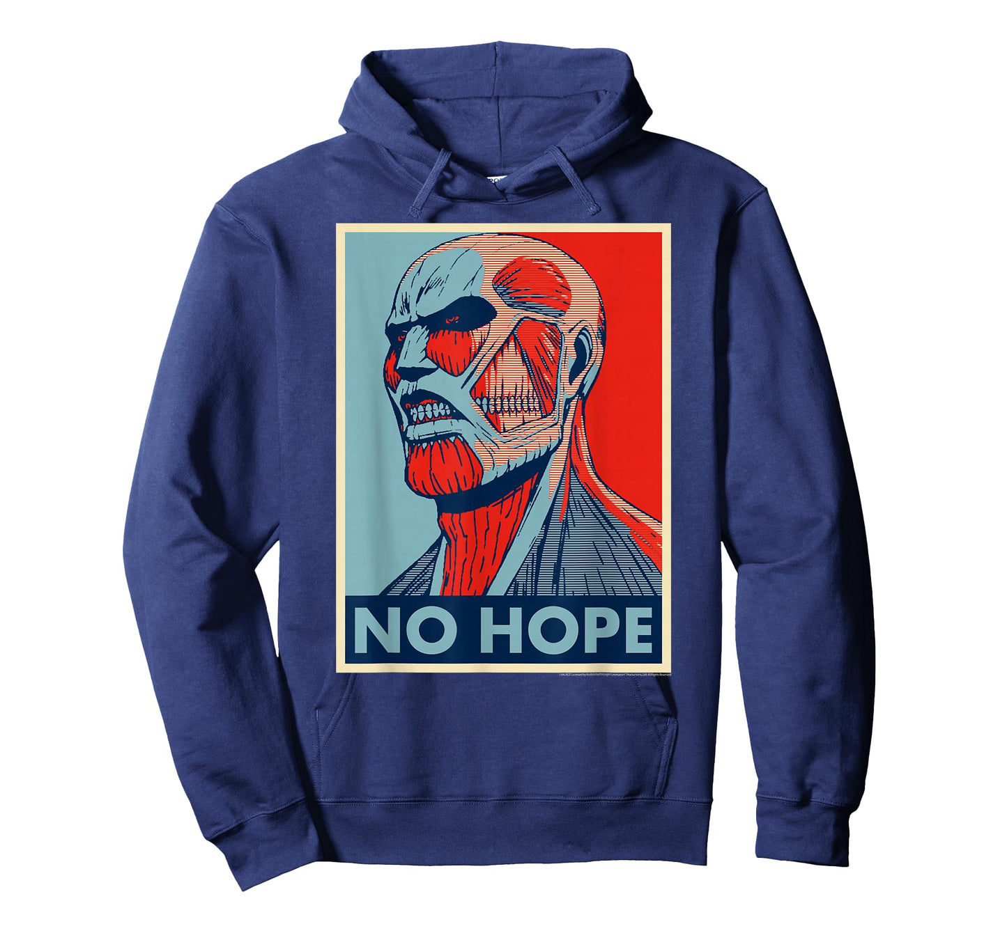 Attack on Titan Colossus Titan No Hope Poster Art Anime T-Shirt