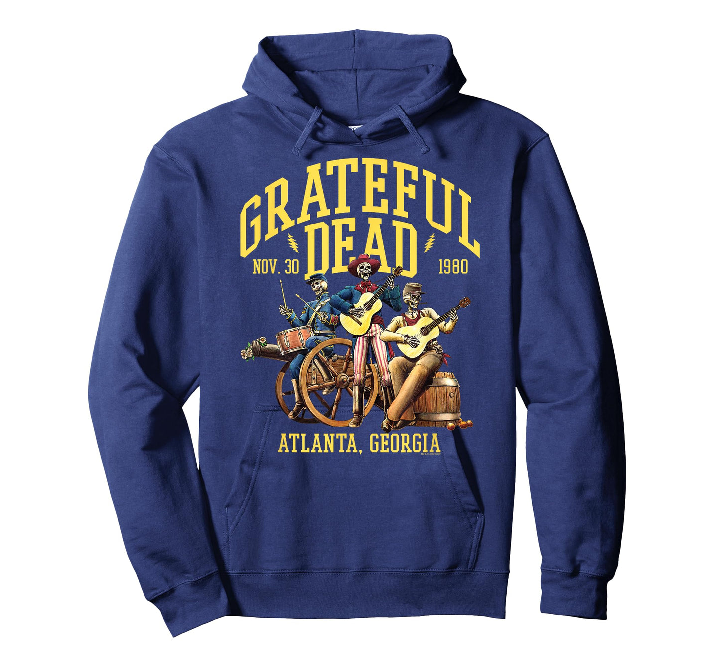 Grateful Dead Country Skeletons Atlanta 1980 Vintage Band T-Shirt