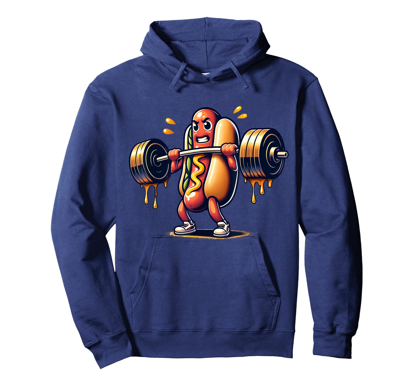Deadlift Weightlifting Funny Fitness Workout Hot Dog Lover T-Shirt for Men Women Girls Kids