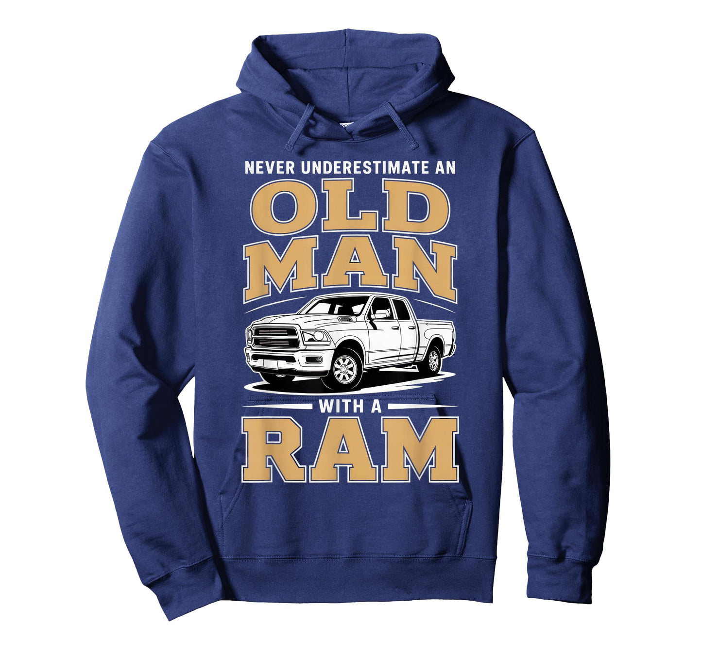 Never Underestimate an Old Man with a Ram Truck Lover T-Shirt