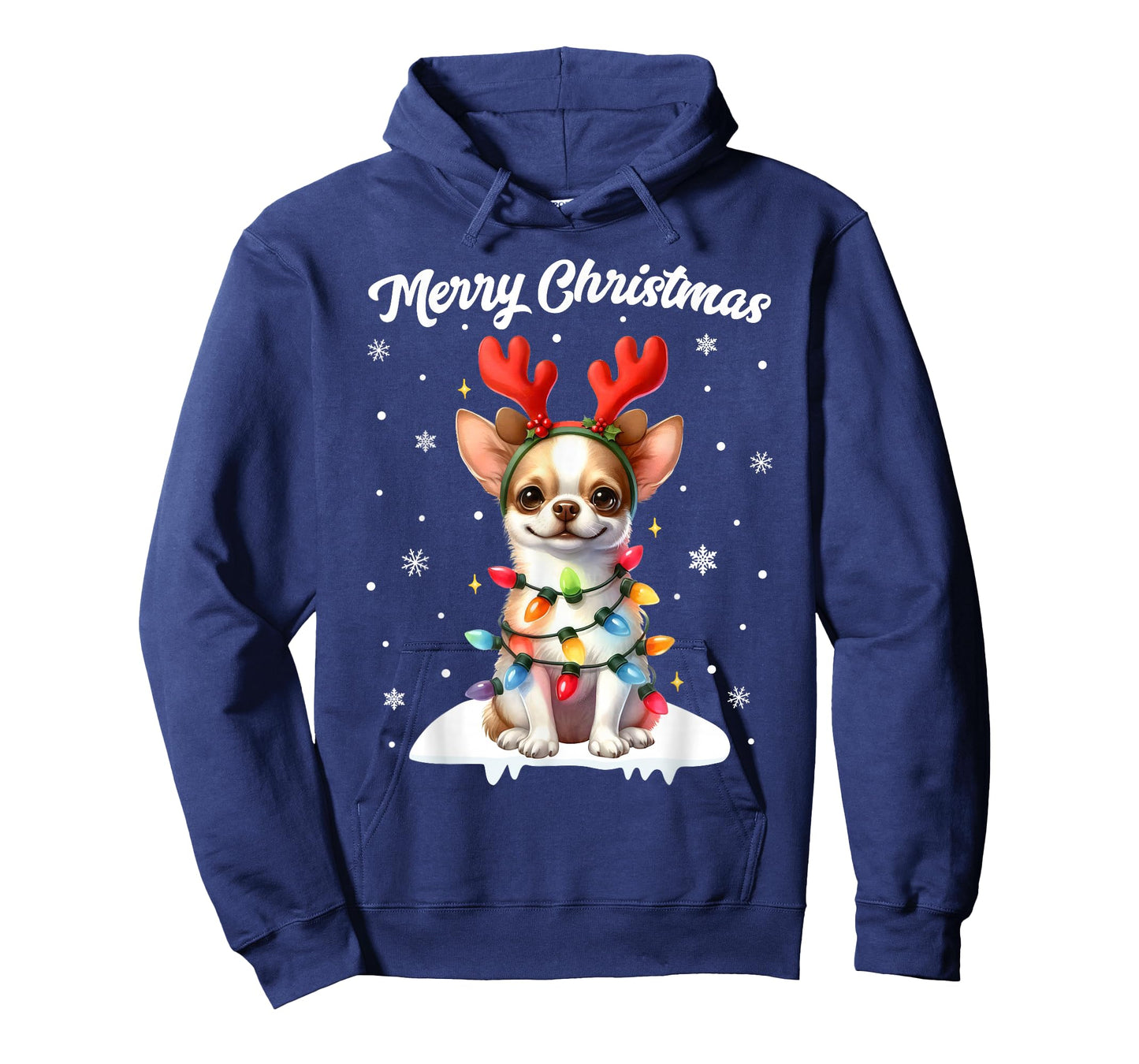 Christmas Pajamas Men Women Kids Christmas Chihuahua Dog T-Shirt