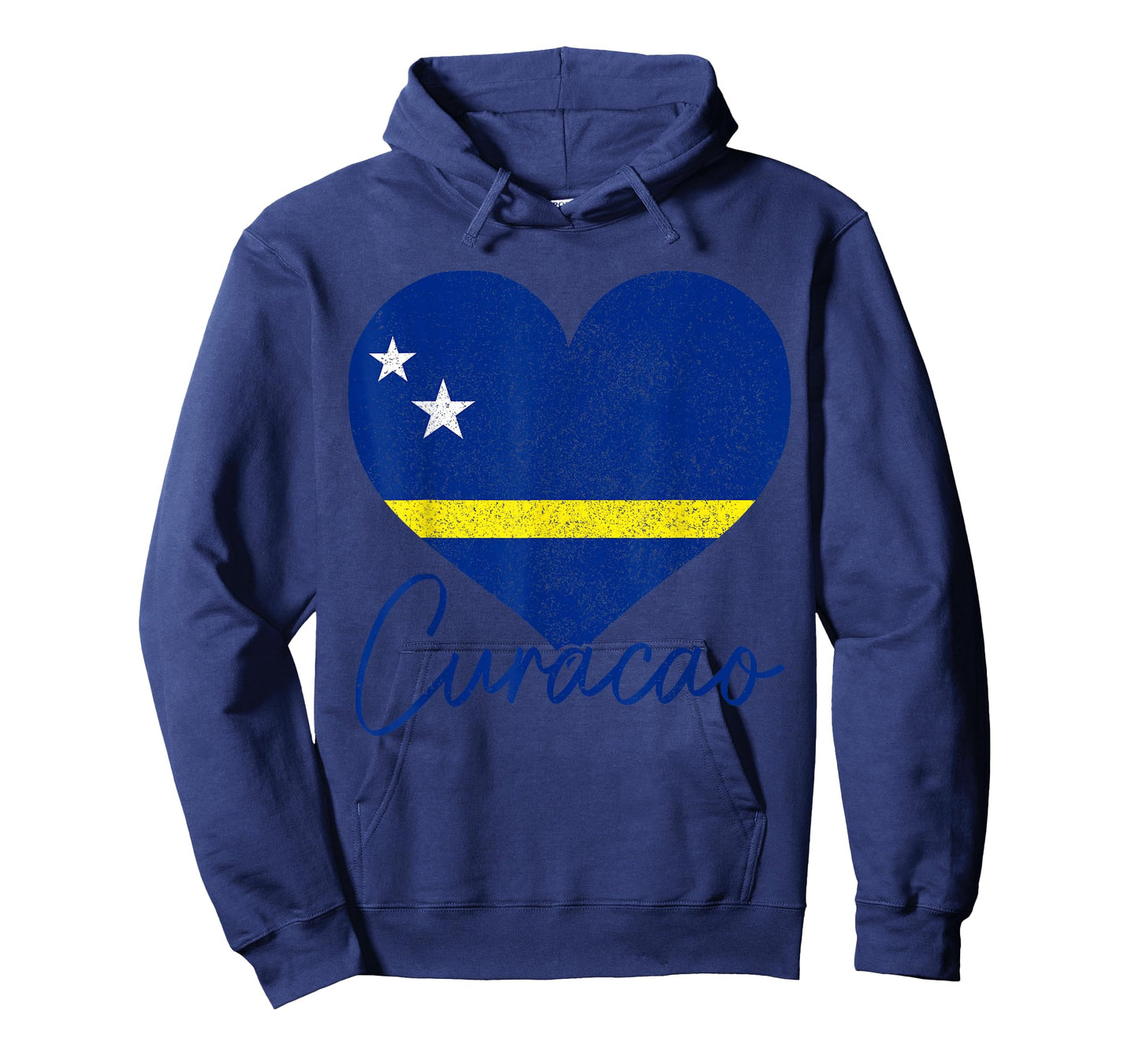 Curacao Flag Heart Caribbean Souvenir T-Shirt
