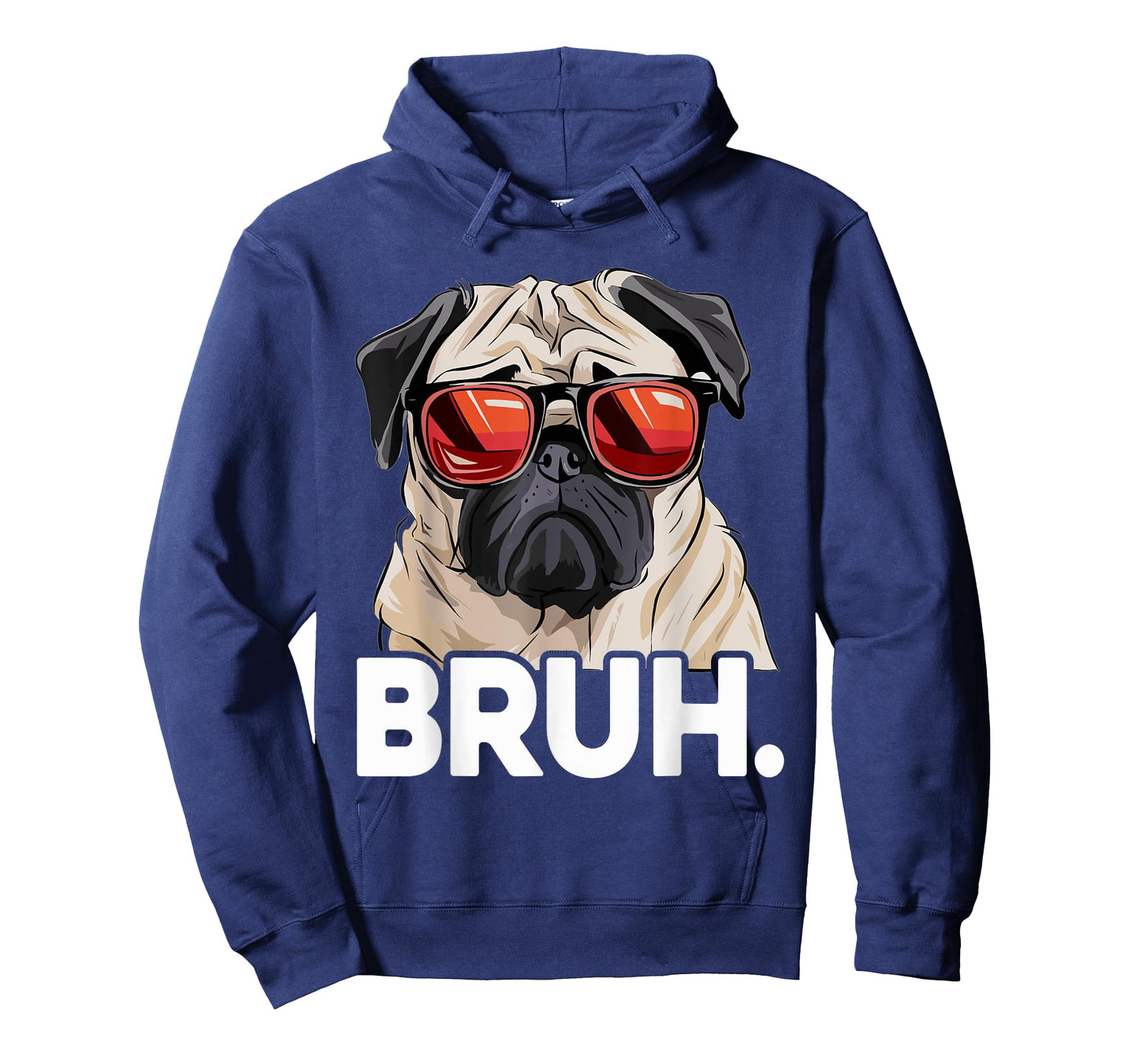 Funny Pug Bruh Silly Puppy Dog Lover Humor Pug Meme T-Shirt
