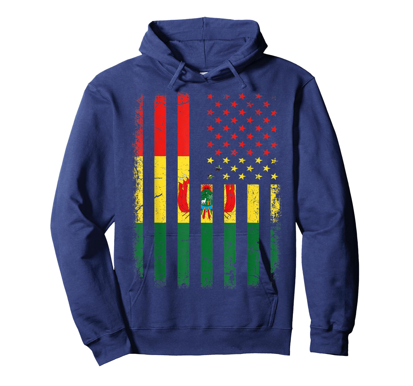 Bolivian American Flag Bolivian Roots Bolivia America T-Shirt