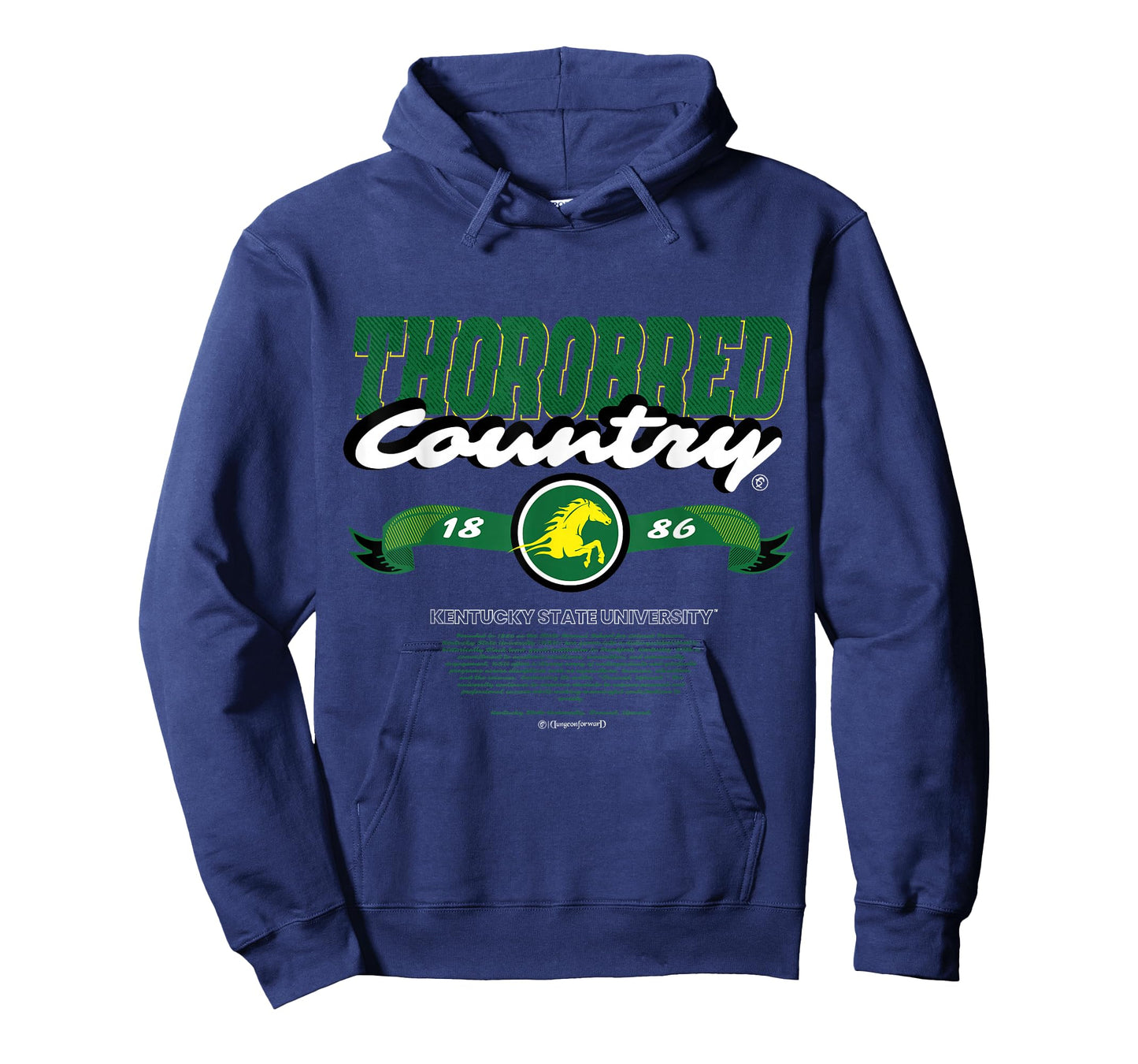 Kentucky State University - Thorobred Country - KSU HBCU T-Shirt
