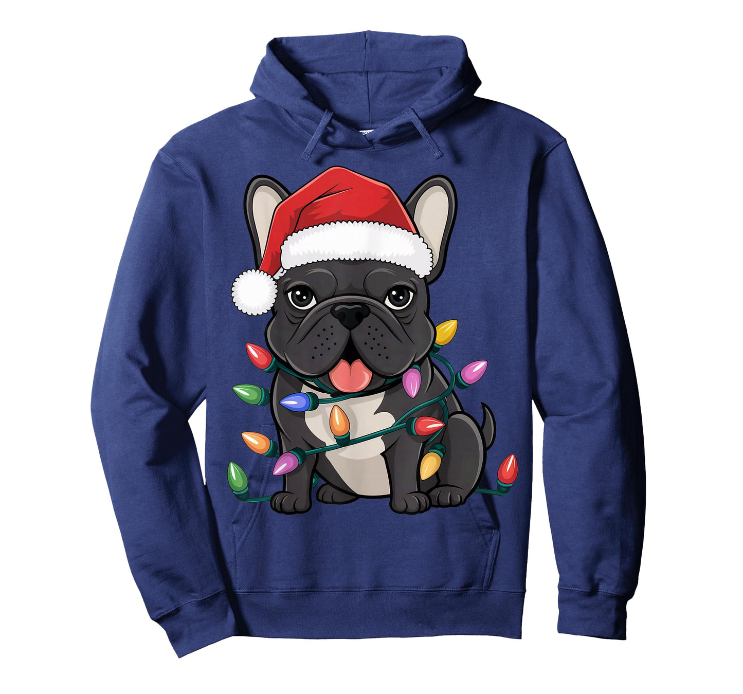 French Bulldog Christmas Lights Xmas Dogs Gifts Men Women T-Shirt