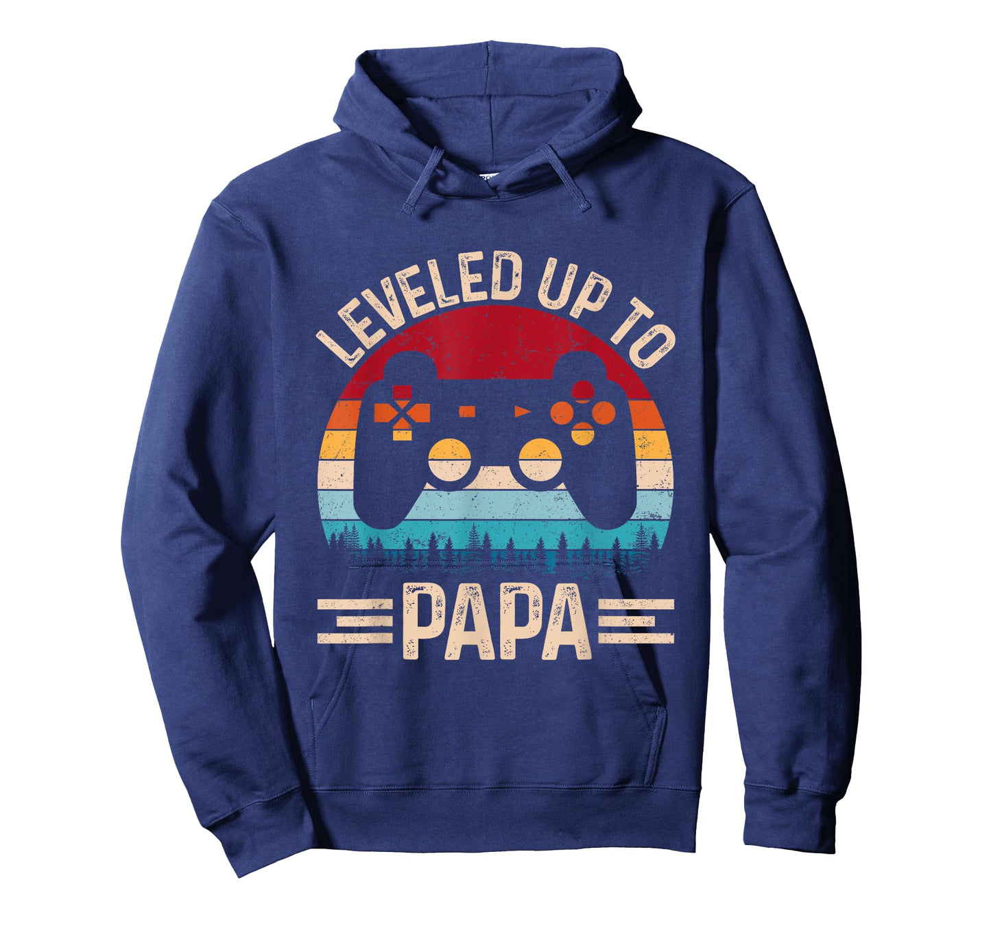 Leveled Up To Papa Video Game Gifts For Father's Day Gaming T-Shirt