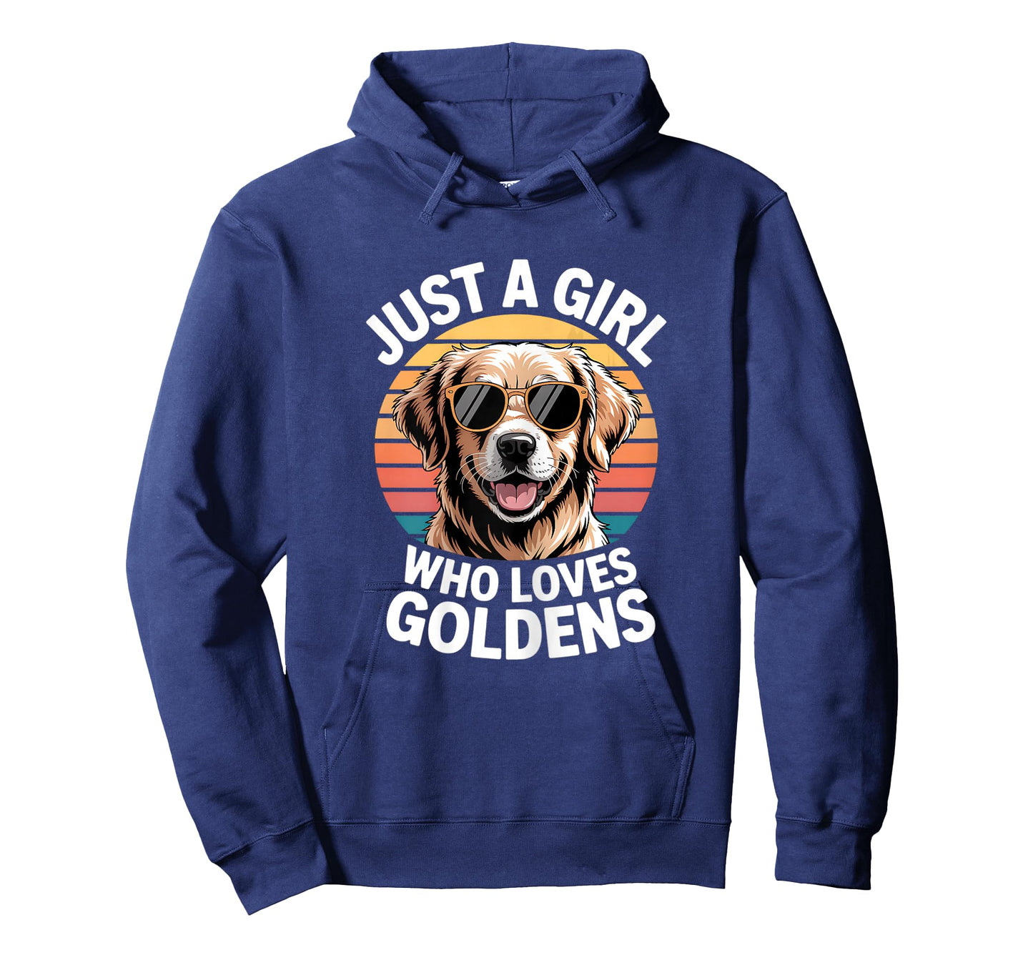 Just A Girl Who Loves Goldens Golden Retriever Cute Funny T-Shirt