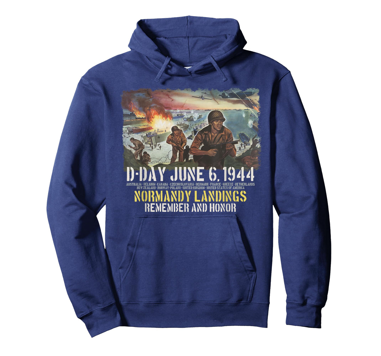 D-Day June 6, 1944 Normandy Landings Remember and Honor T-Shirt