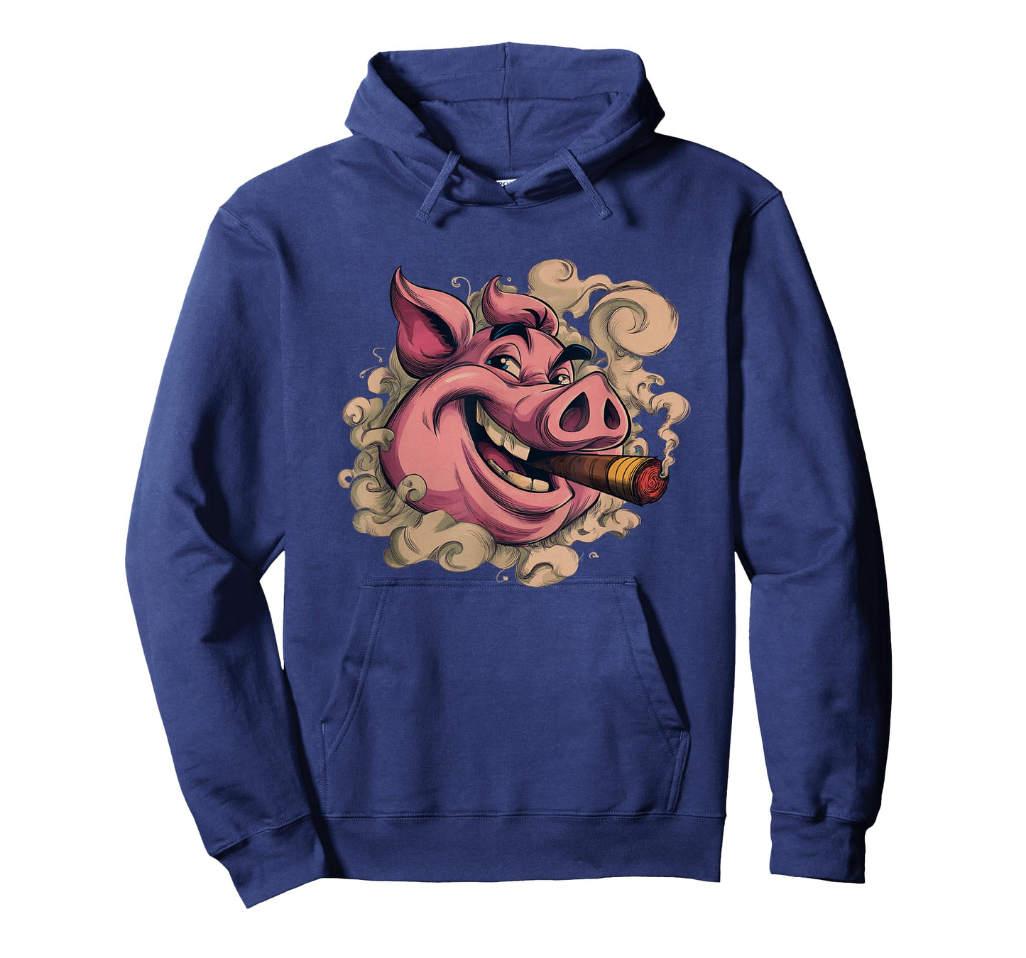 Cool Pig Head with Smoking Cigar Costume T-Shirt