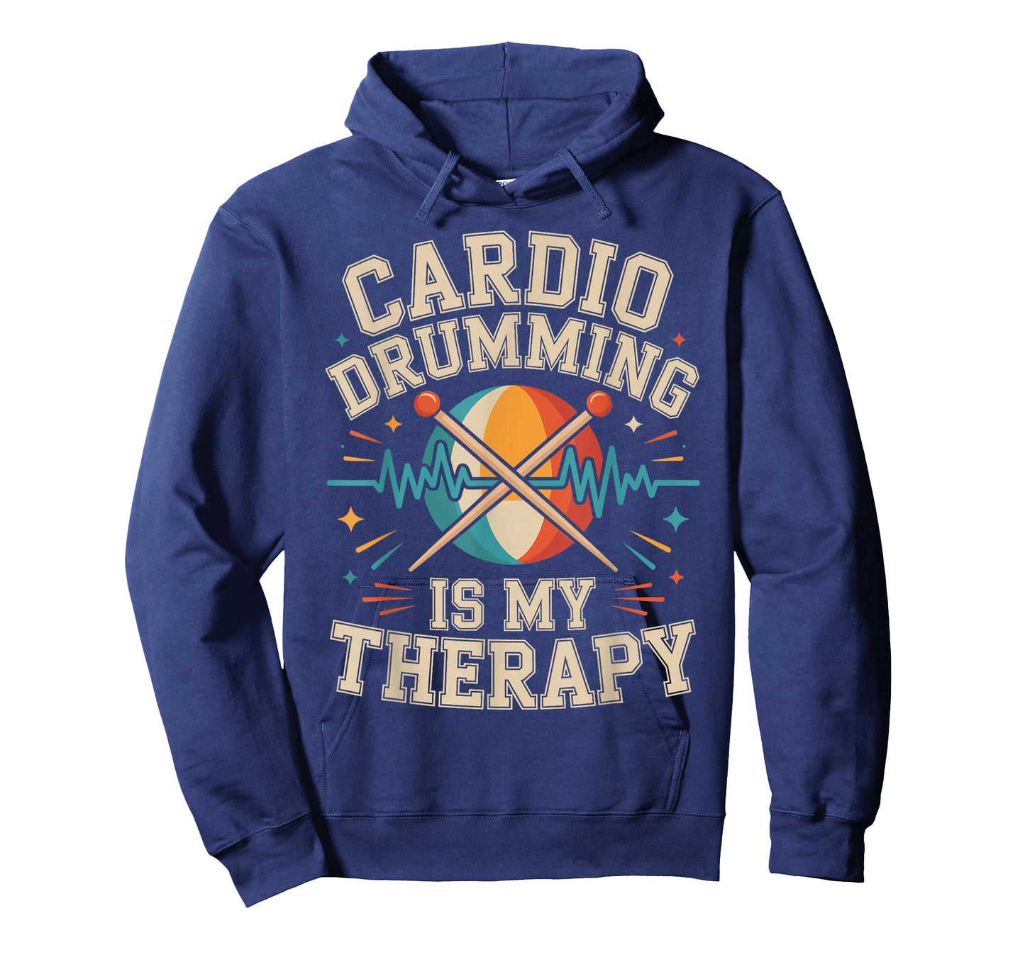 Cardio Drumming is My Therapy Funny Fitness Workout Class T-Shirt