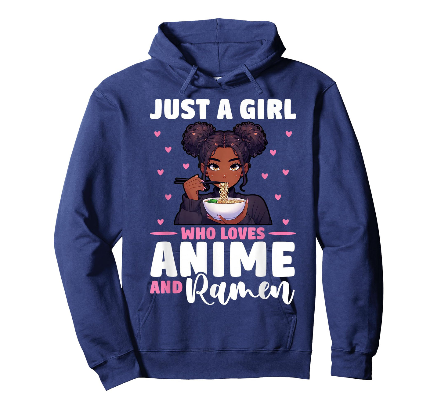 Just A Girl Who Loves Anime and Ramen African American T-Shirt