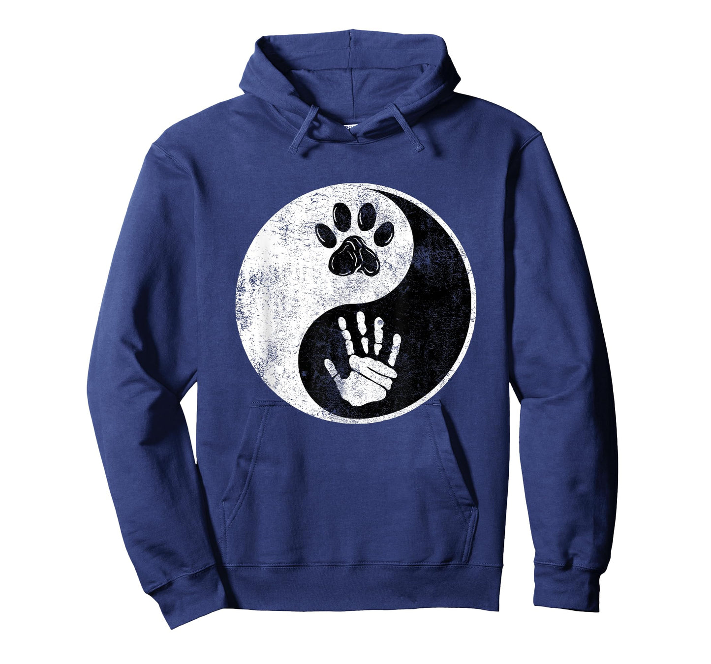 Paw Hand Yin Yang Cute Pet and Owner Harmony Balance Gift T-Shirt