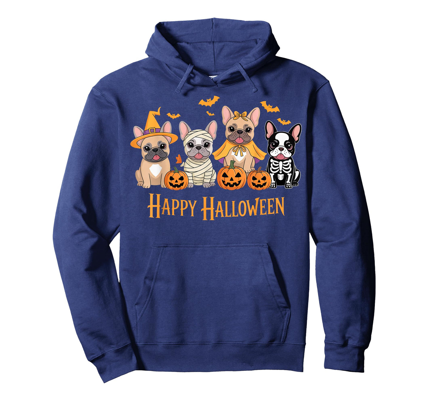 Halloween French Bulldog Dogs Pumpkin Funny Gifts T-Shirt