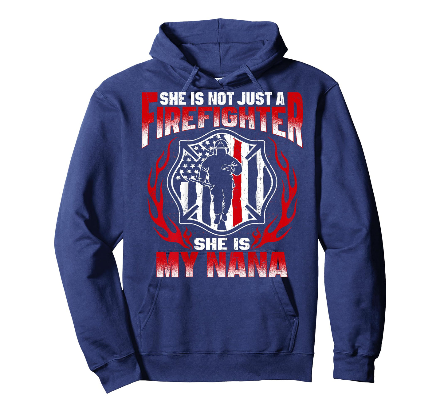 My Nana Is A Firefighter Hero Fire Granddaughter Grandson T-Shirt