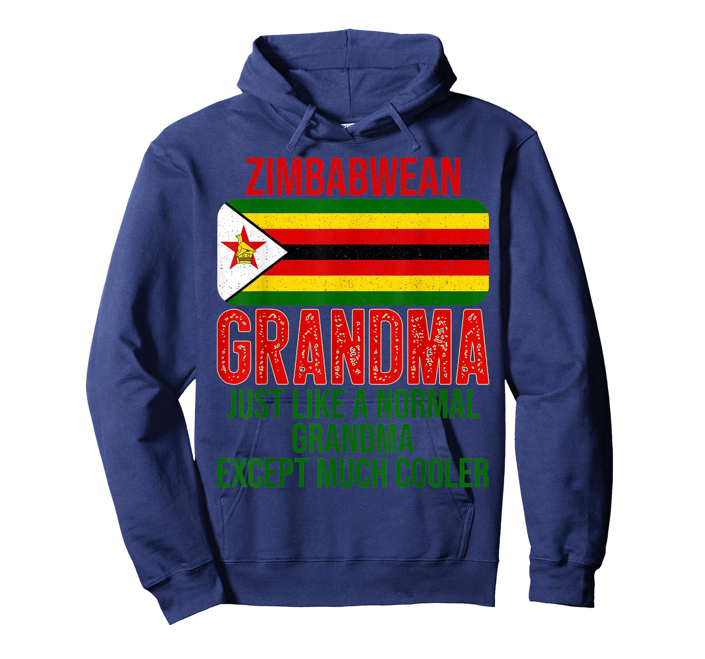 Vintage Zimbabwean Grandma Zimbabwe Flag for Mother's Day T-Shirt