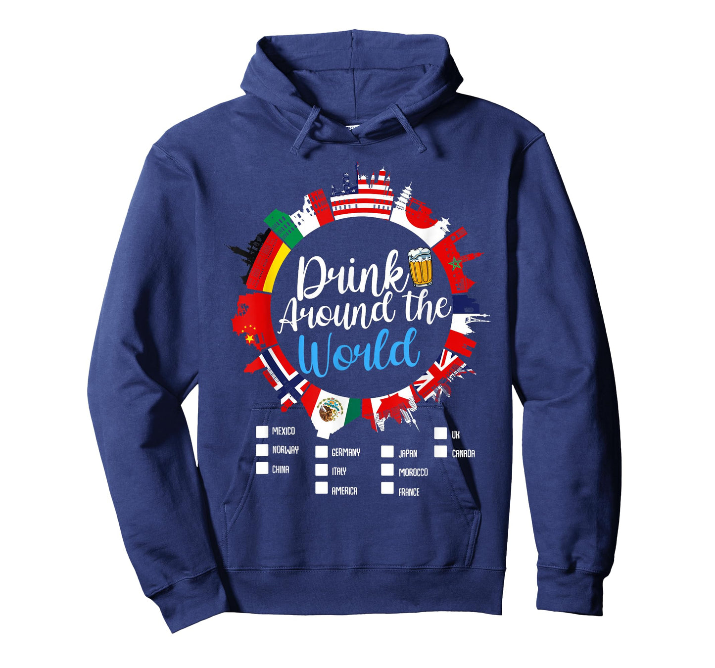 Getrnk Getrnke Bier Wein Mexiko Frankreich Norwe Adult Vacation Drinking Countries International National T-Shirt