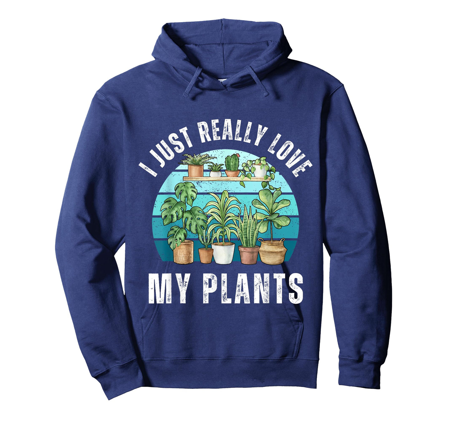 I Just Really Love My Plants - Retro Plant Lover T-Shirt