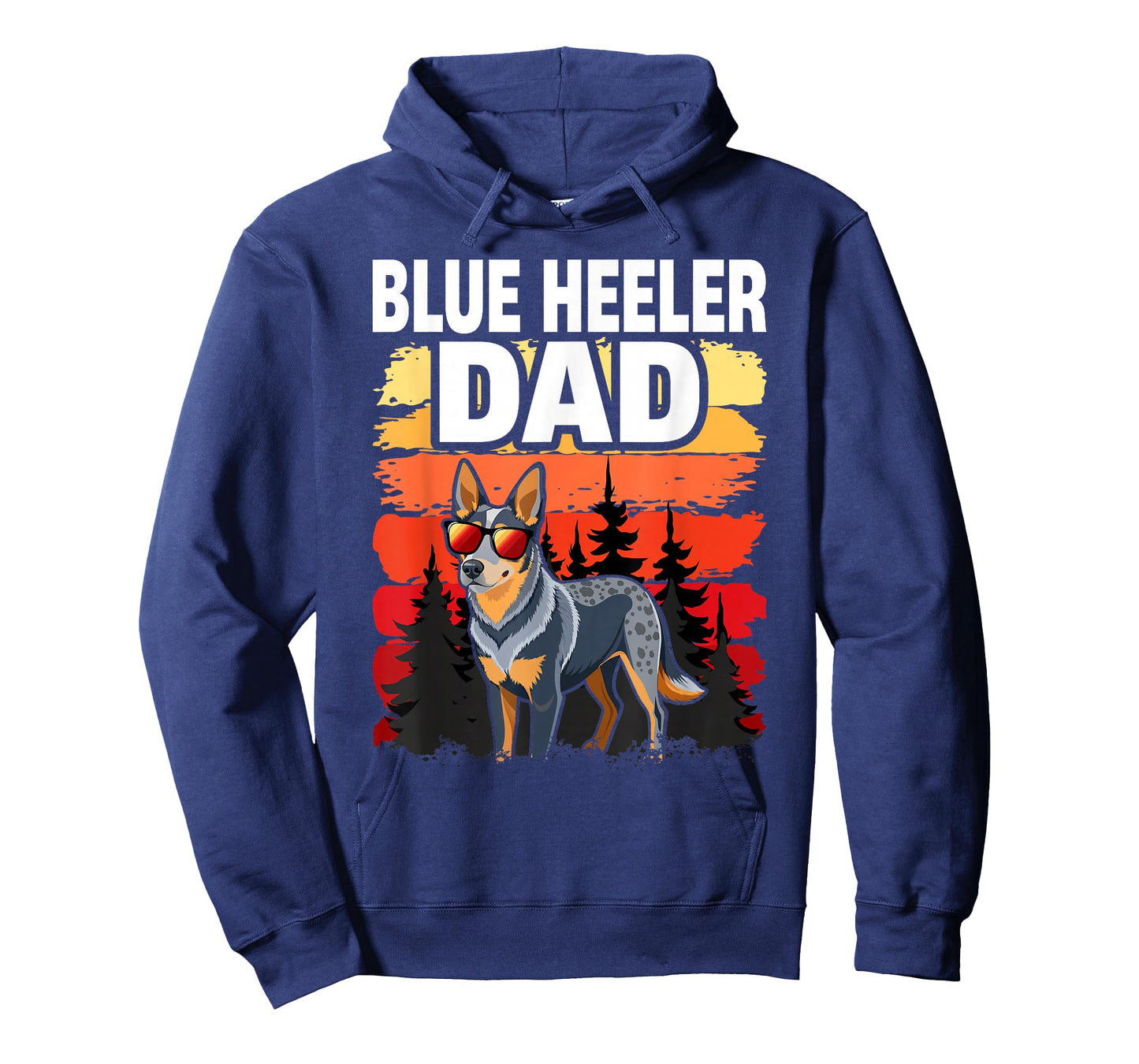 Funny Australian Cattle Dog Blue Heeler Dad T-Shirt