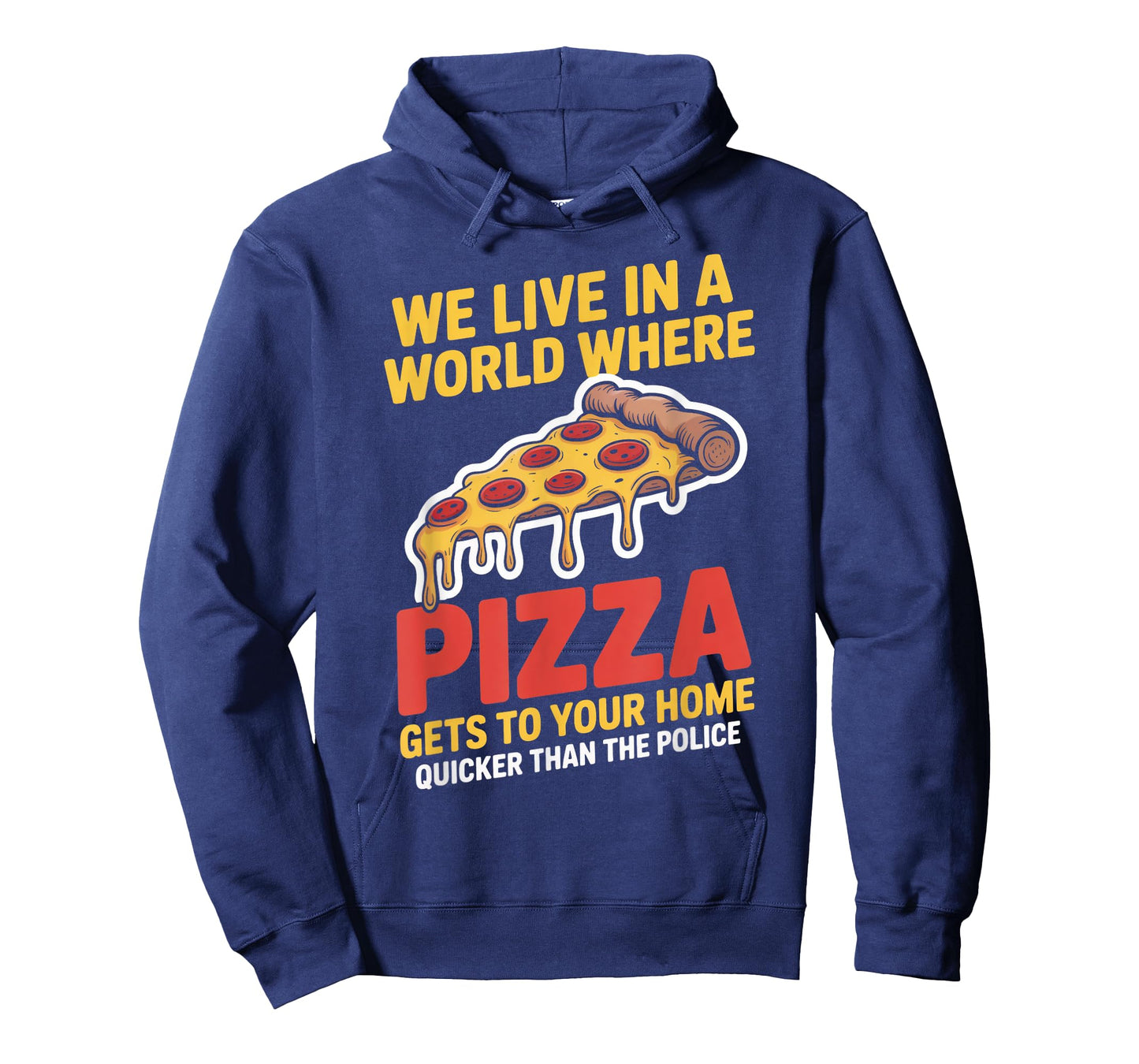 Pizza Gets to Your Home Pizza Delivery Guy Baking Food Pizza T-Shirt