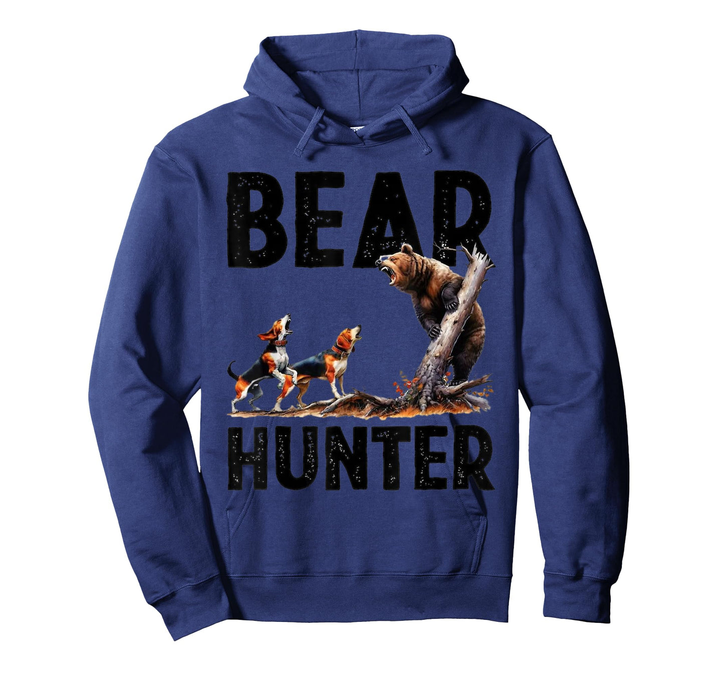 Hunting Bear Retro Dog Bear Hound Dog Hunting T-Shirt