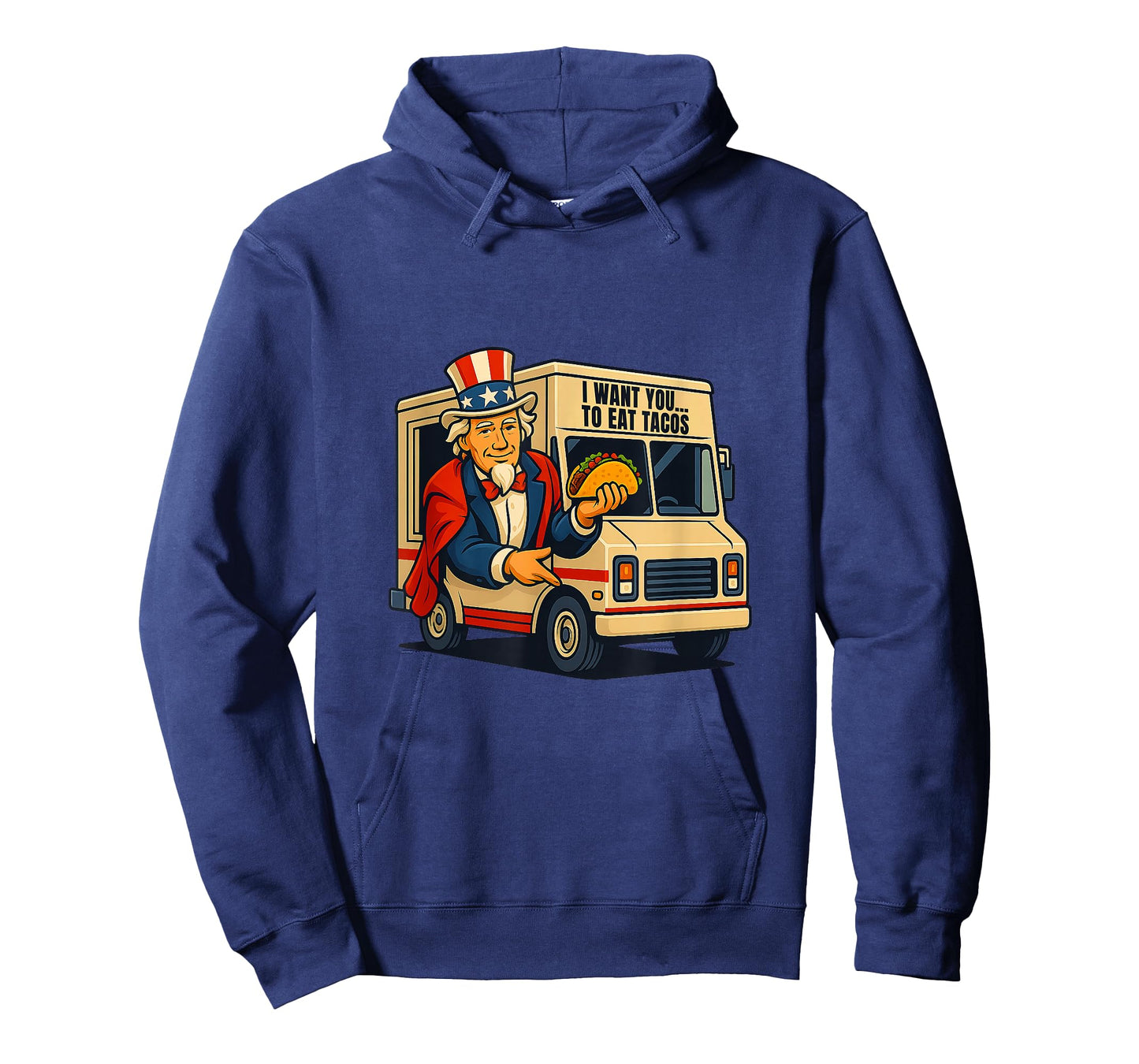 Funny Taco Uncle in Food Vehicle Costume for Boys and Girls T-Shirt