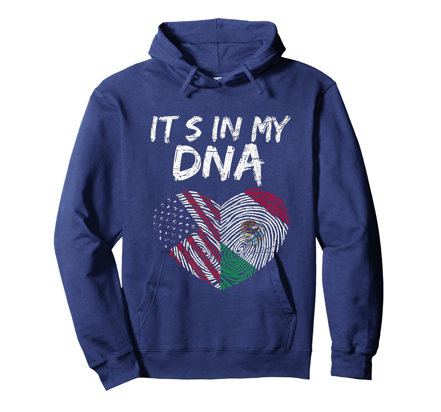 DNA USA Flag American Mexican Flag Mexico T-Shirt