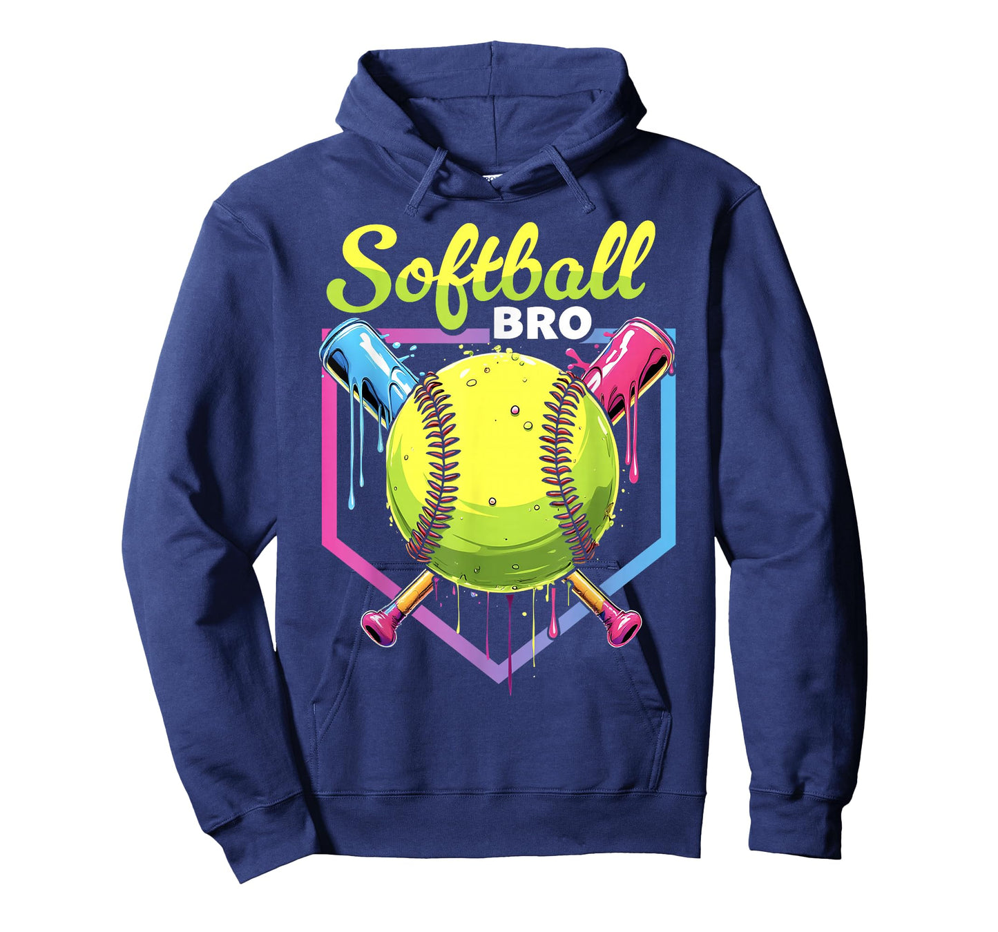 Softball Drip Brother Ice Cream Softball Boys Sports T-Shirt