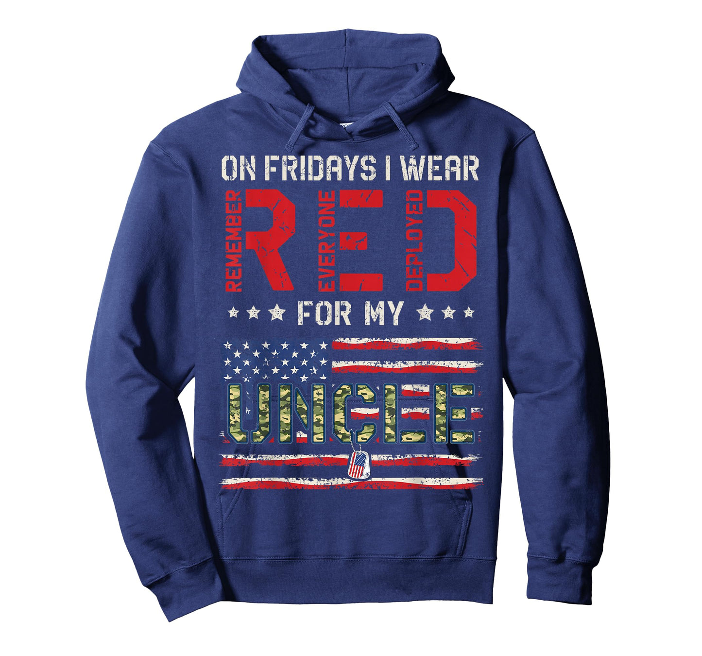 Red Friday for My Uncle Remember Everyone Deployed Boy Girl T-Shirt