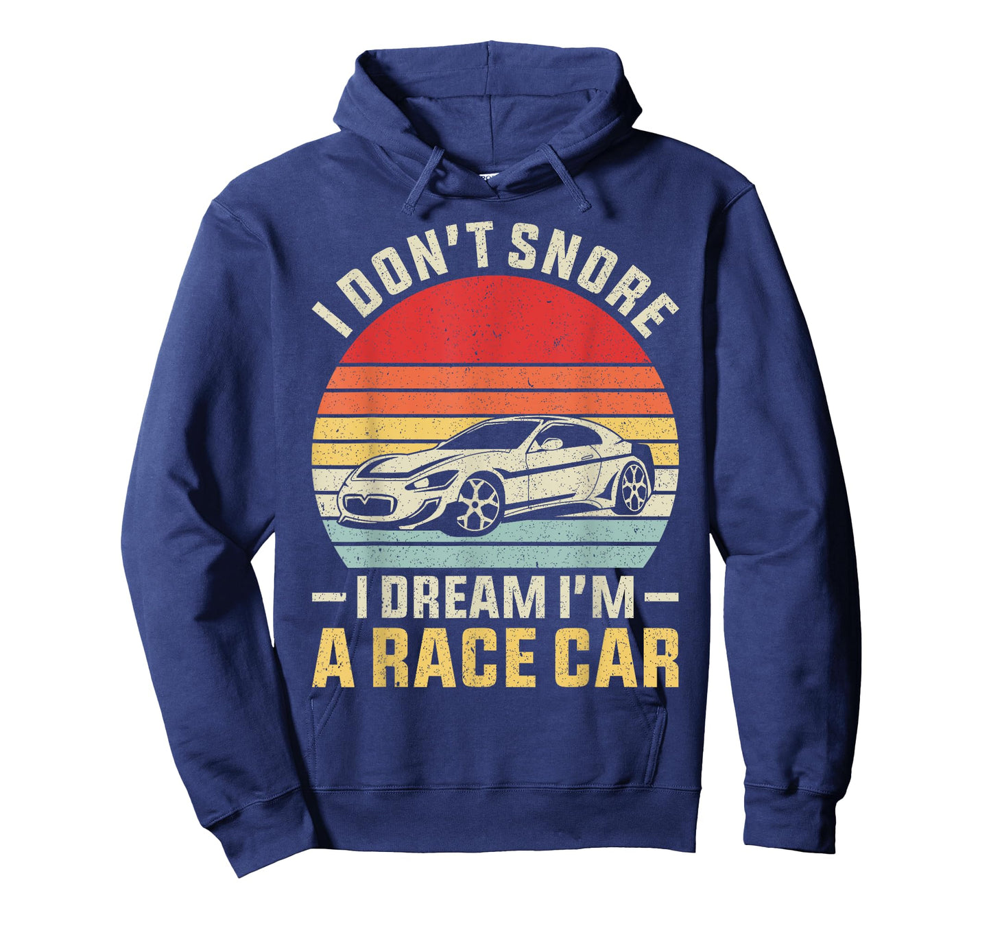 Vintage Retro I Don't Snore I Dream I'm A Race Car Funny T-Shirt