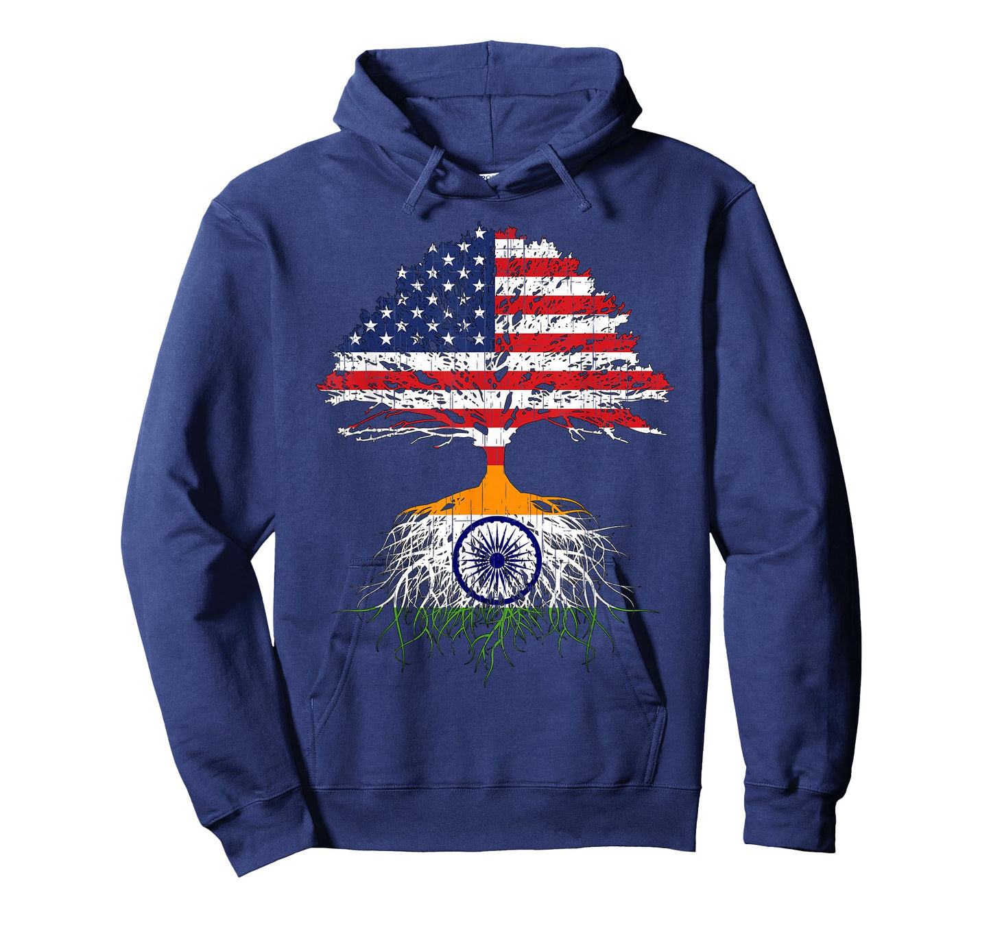 India Roots Flag Shirt Naturalization Gift Person From India T-Shirt