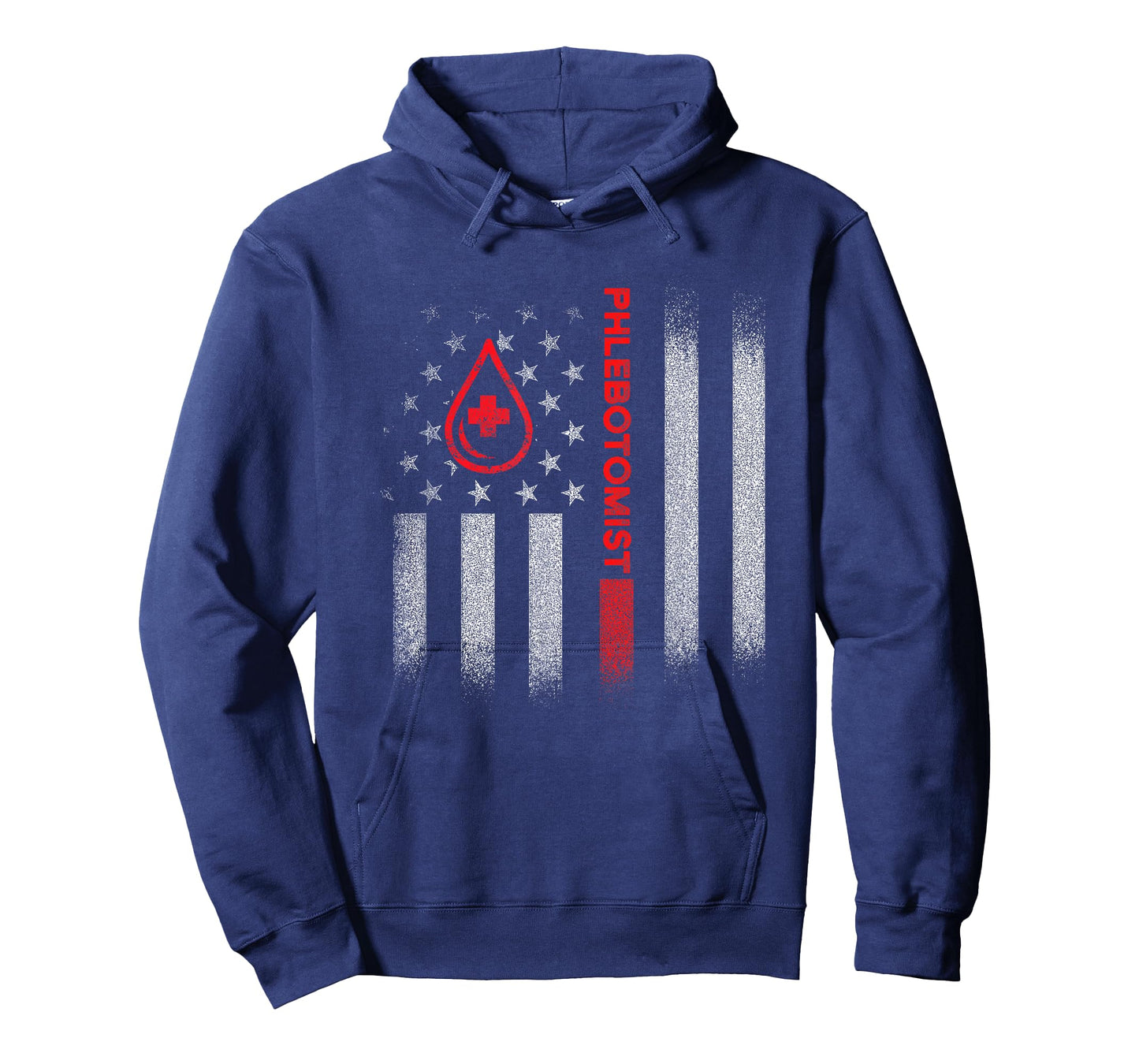 Phlebotomist US Flag Phlebotomy Technician Gifts T-Shirt