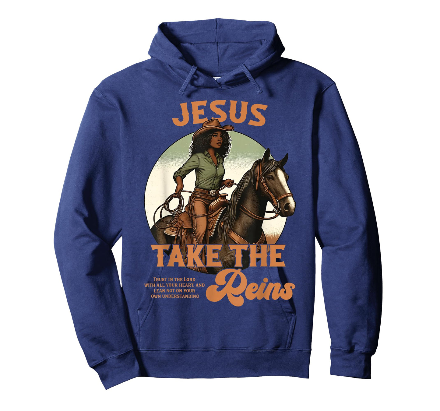 Jesus Take The Reins Christian Black Cowgirl Western Texas T-Shirt