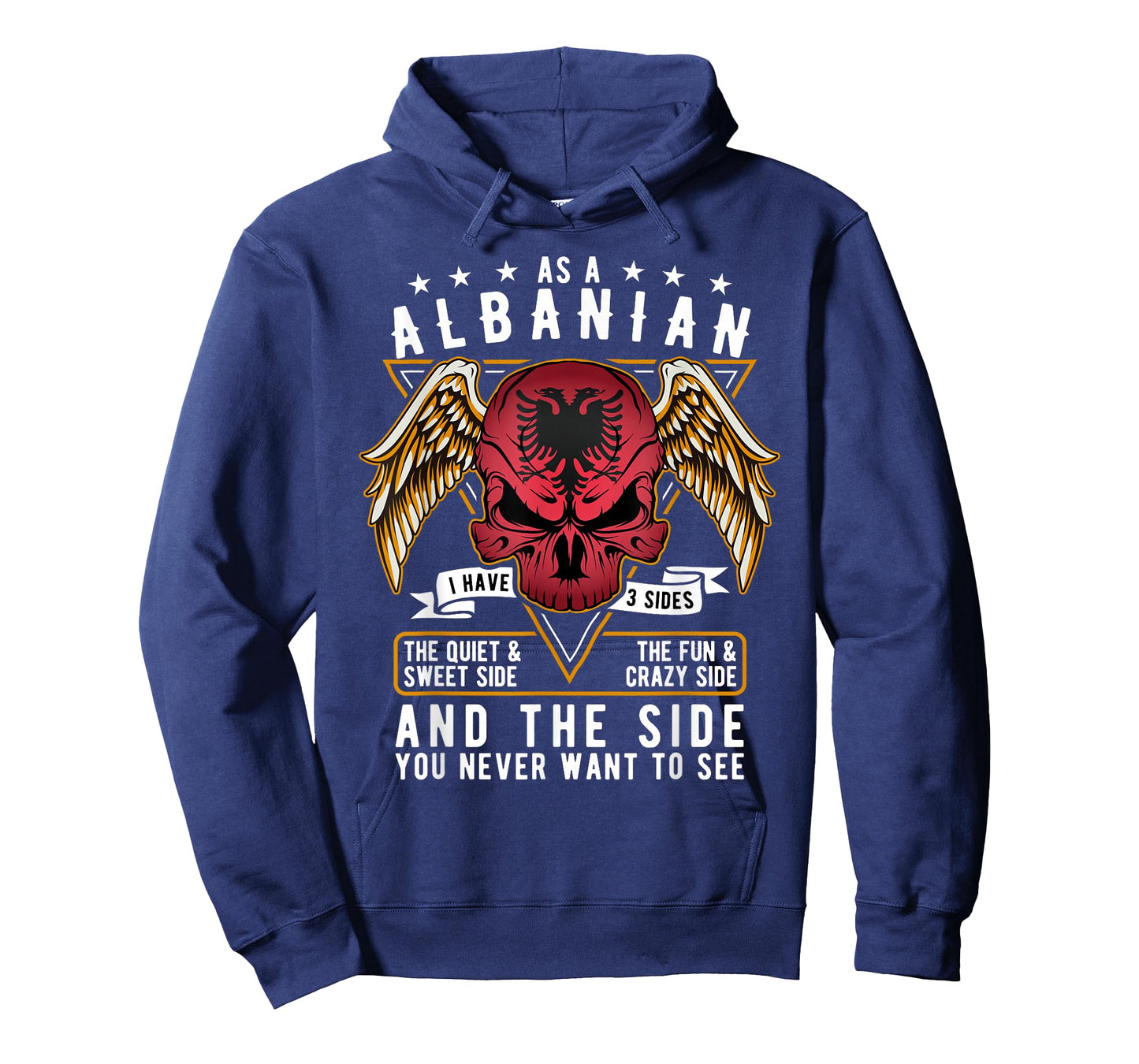 Albanian Shirt Albania Flag Skull Albanian Roots Heritage T-Shirt