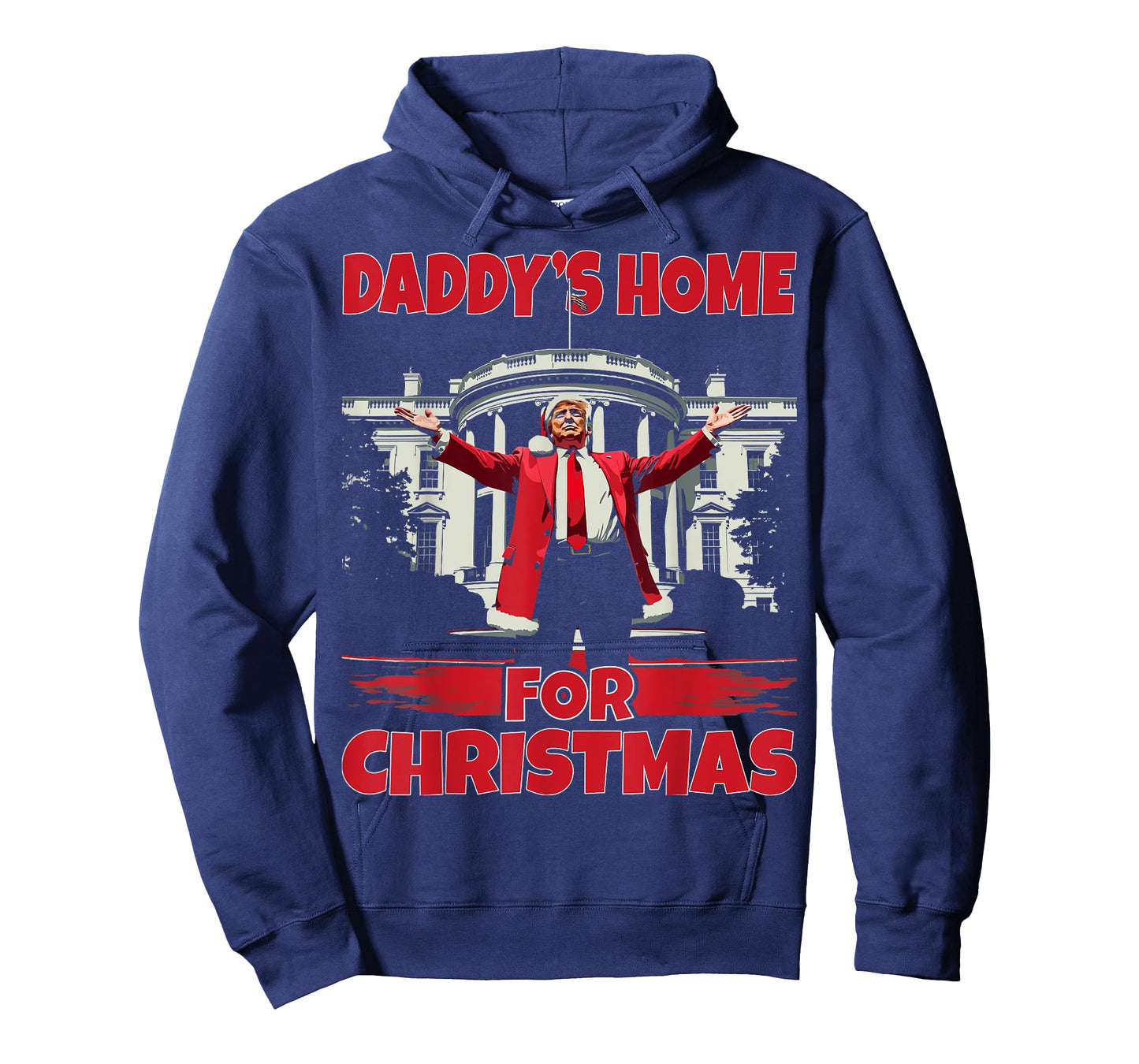 Daddy's Home For Christmas 2024 Funny Daddy Will Be Home T-Shirt