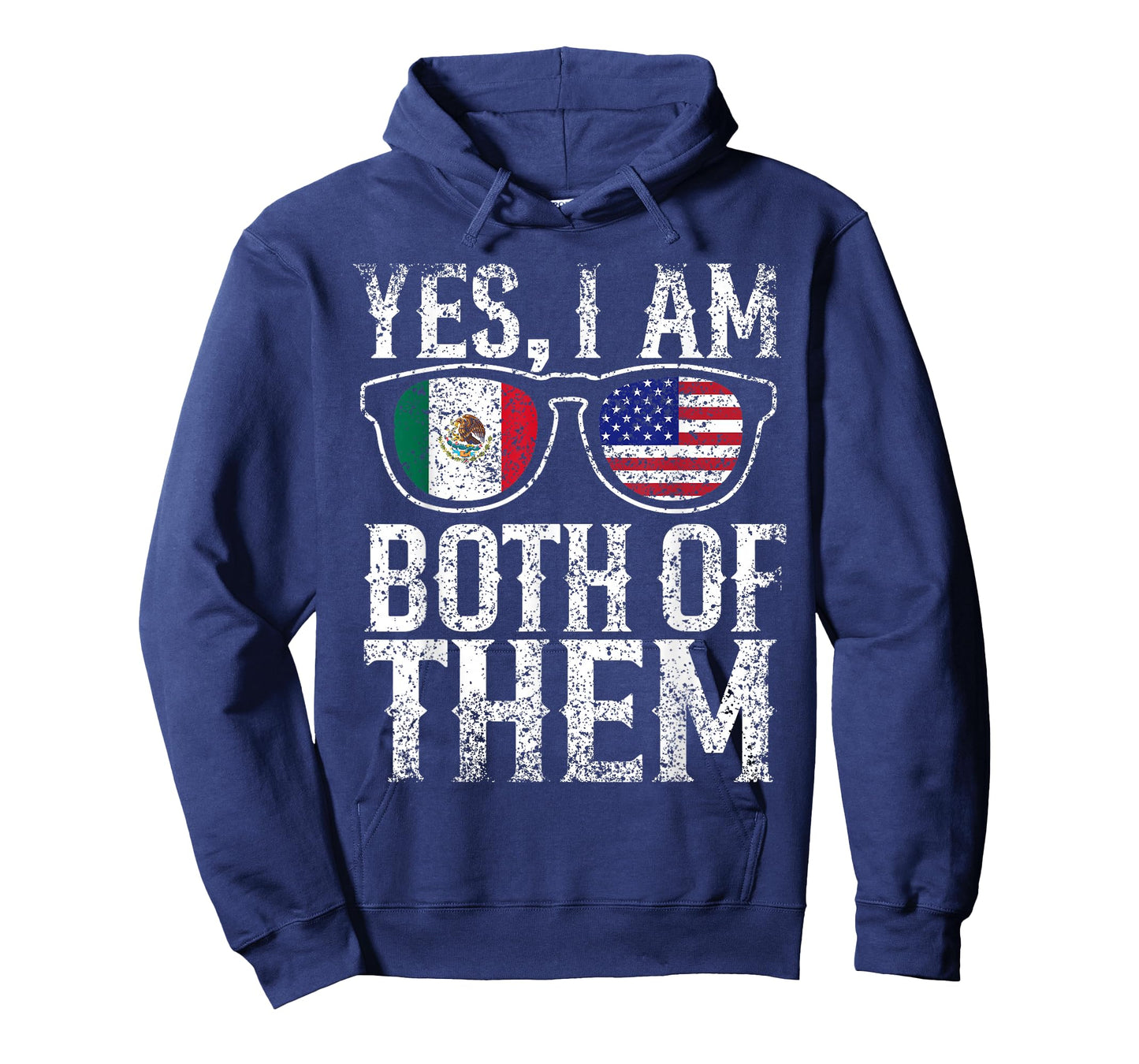 Ja Ich Bin Sie Beide Us USA Mexico Mexican American T-Shirt
