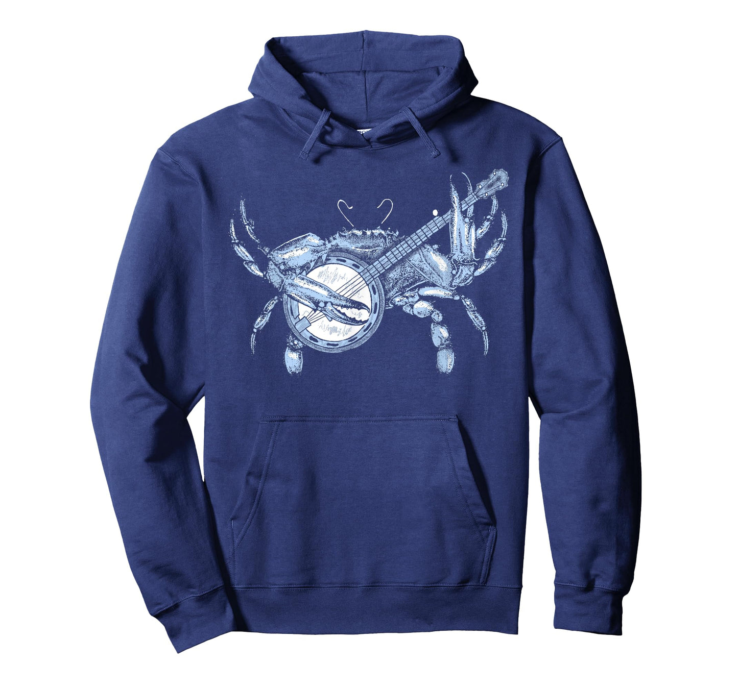 Bluegrass Blue Crab Funny Cute Banjo Chesapeake Bay Vintage T-Shirt