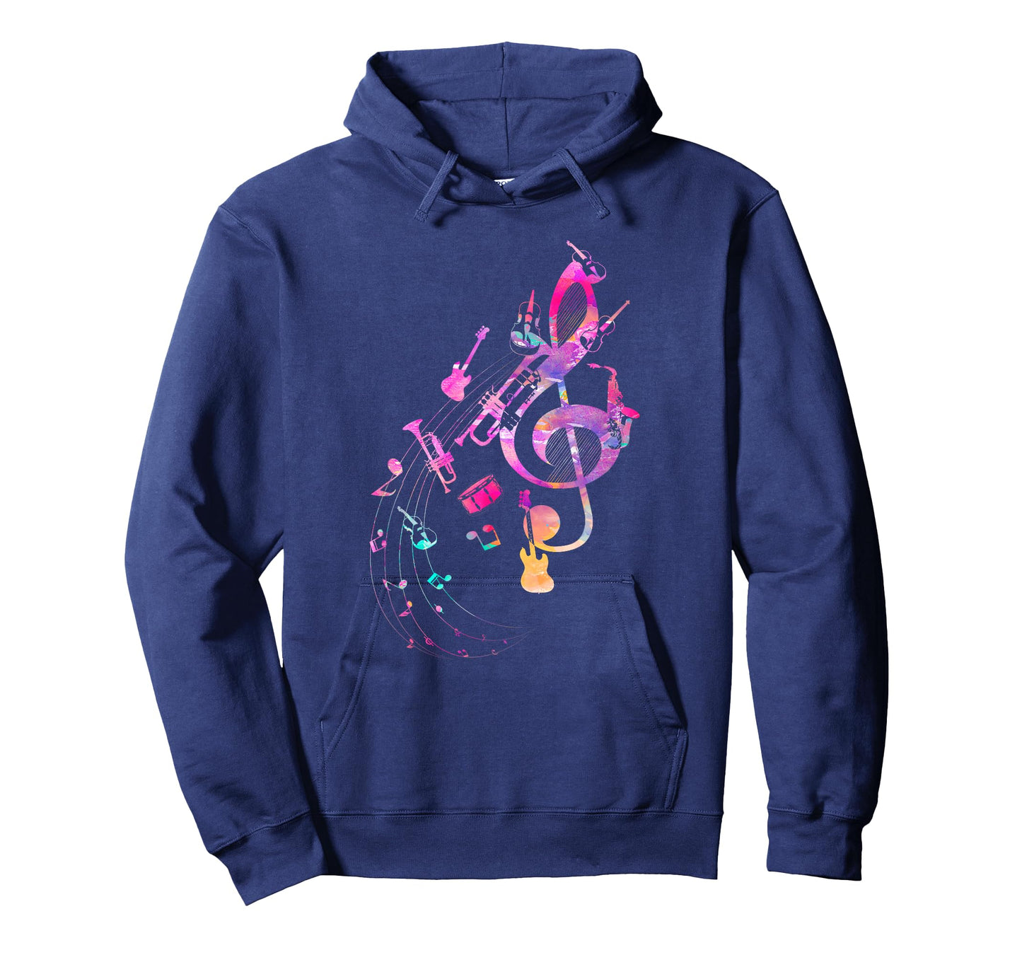 Musical Instrument Music Notes Musician Treble Clef T-Shirt