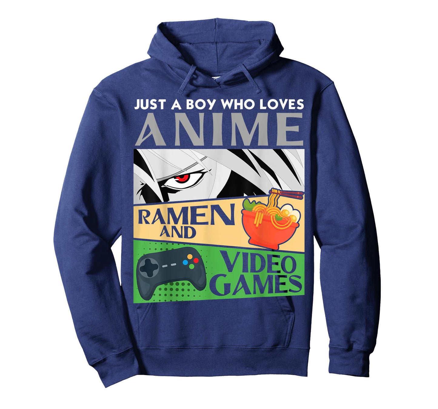 Just A Boy Who Loves Anime Ramen and Video Games Introvert T-Shirt
