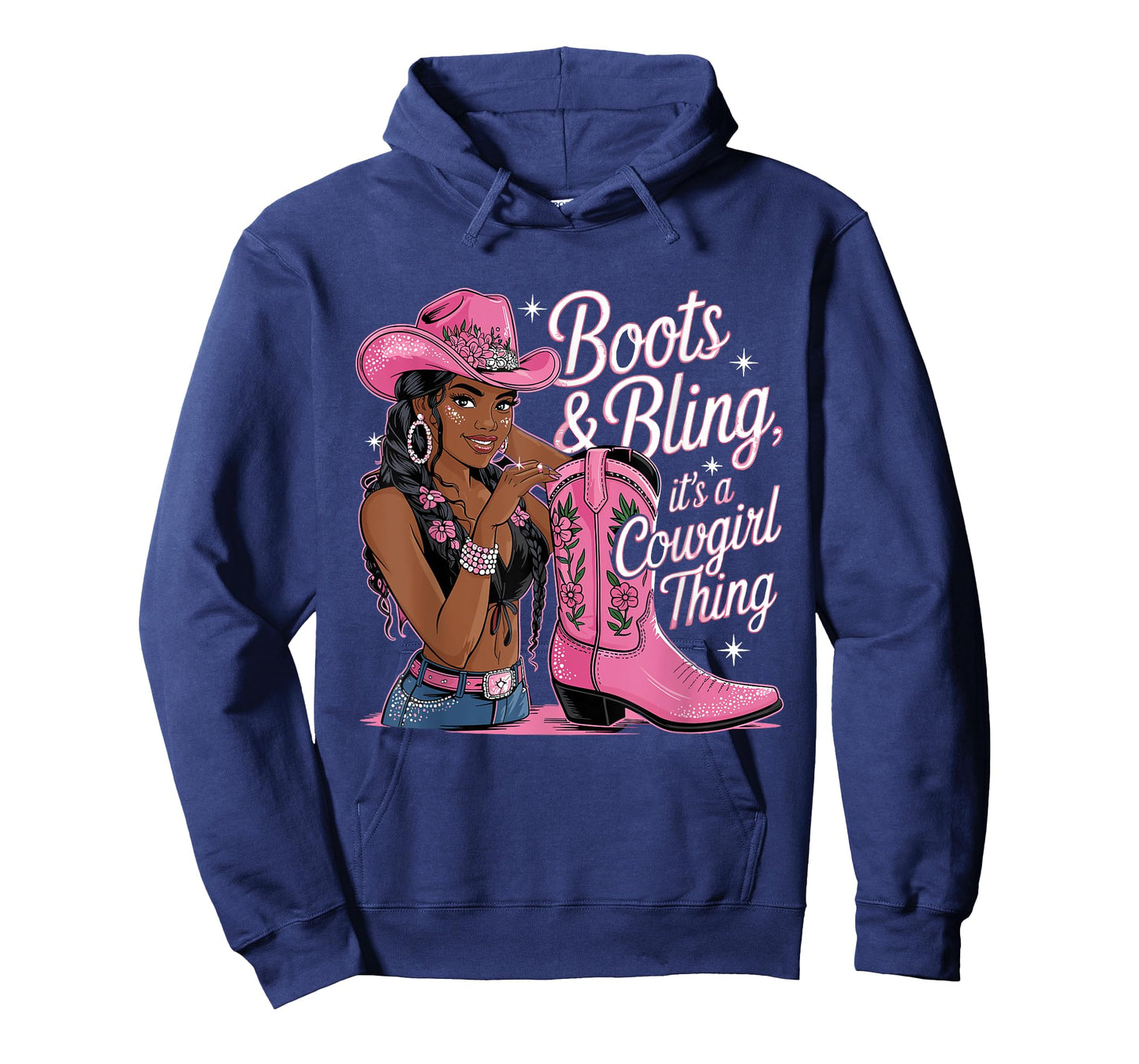 Boots and Bling it's Cowgirl Thing,Black History Month Pride T-Shirt