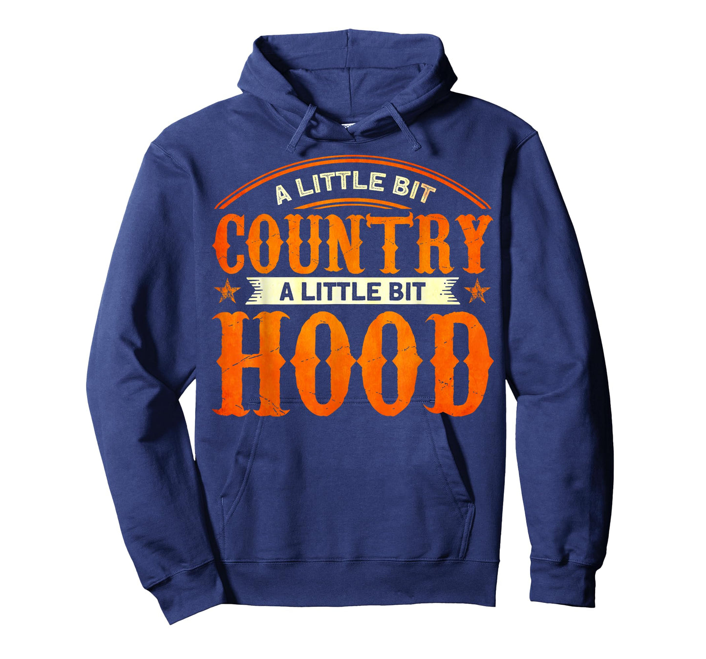 Country Music Lovers A Little Bit Country A Little Bit Hood T-Shirt