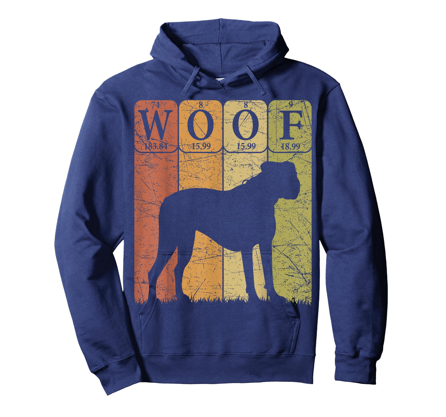 Boxer Dog Periodic Table Elements Dog Lover Woof T-Shirt