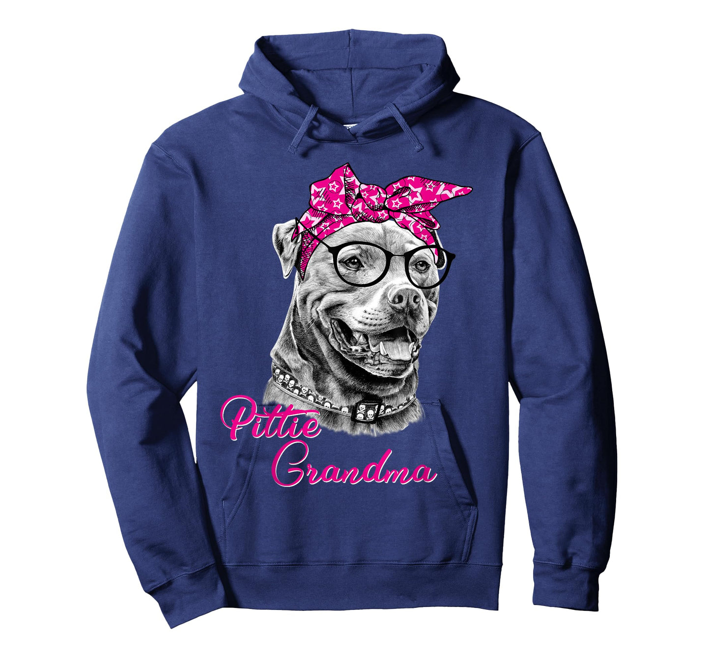 Pittie Grandma T-Shirt Cute Funny American Pitbull Dog Mom T-Shirt