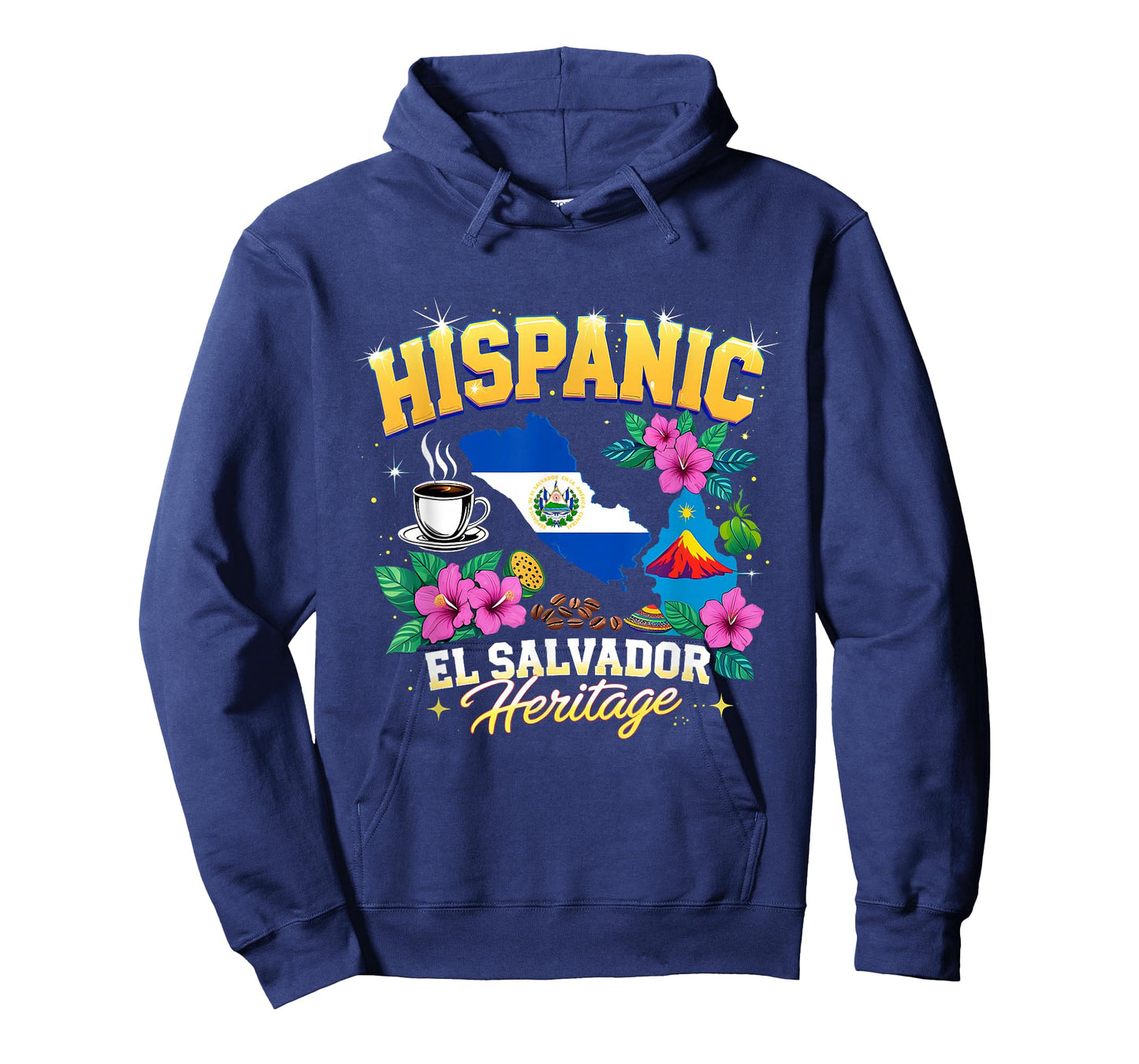 El Salvador Heritage Pride Hispanic Roots T-Shirt