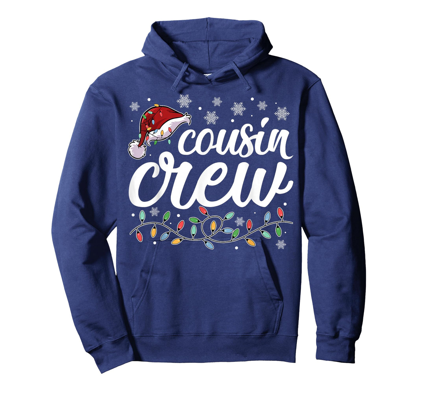 Cousin Crew Christmas Xmas Lights Family Matching Women Men T-Shirt
