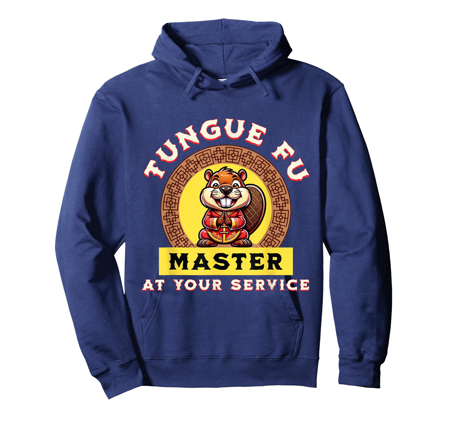 Tongue Fu Beaver Funny Raunchy Adult Inappropriate Humor T-Shirt