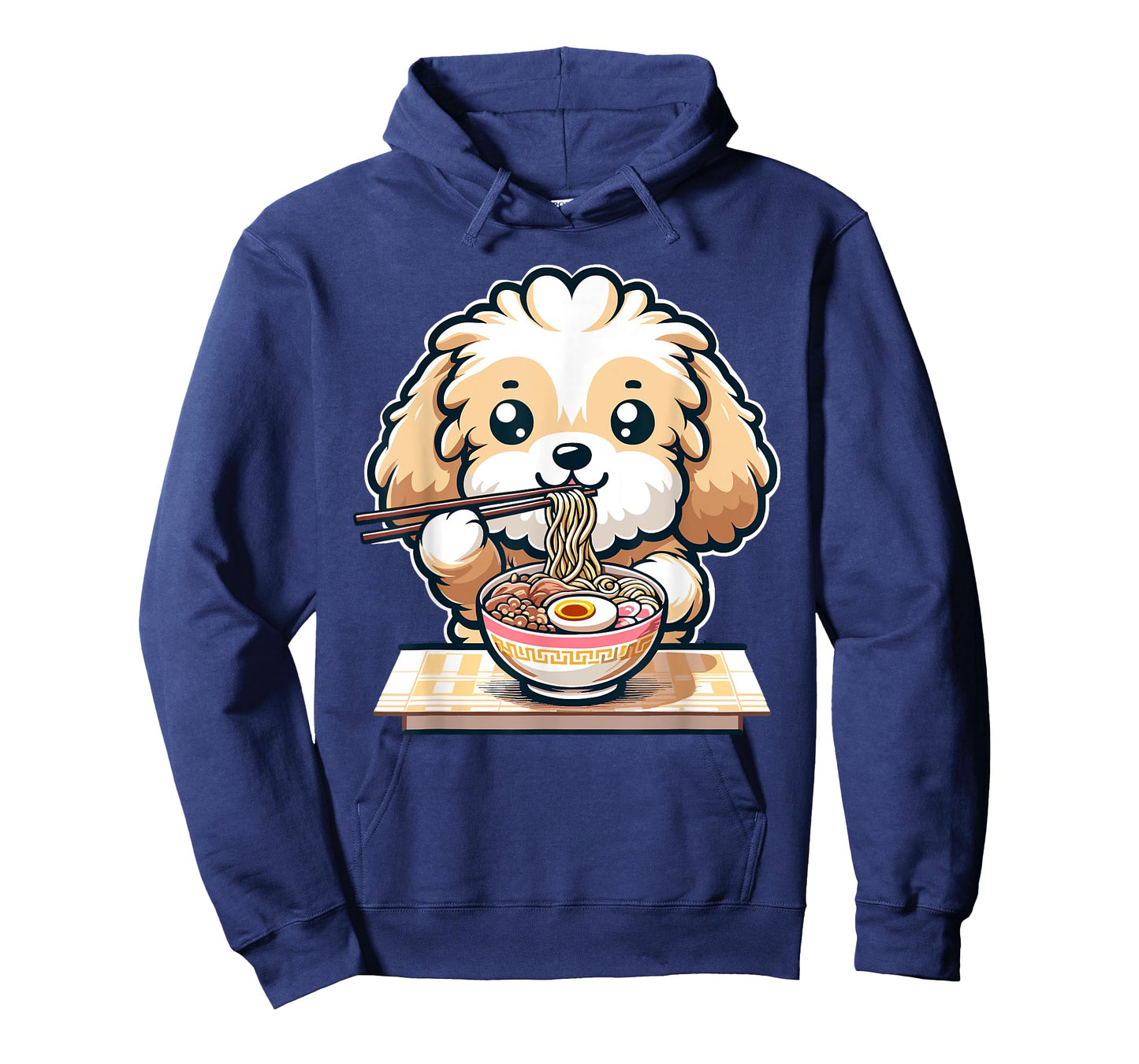 Cute Kawaii Cockapoo Eating Ramen Noodles Food Dog Lovers T-Shirt