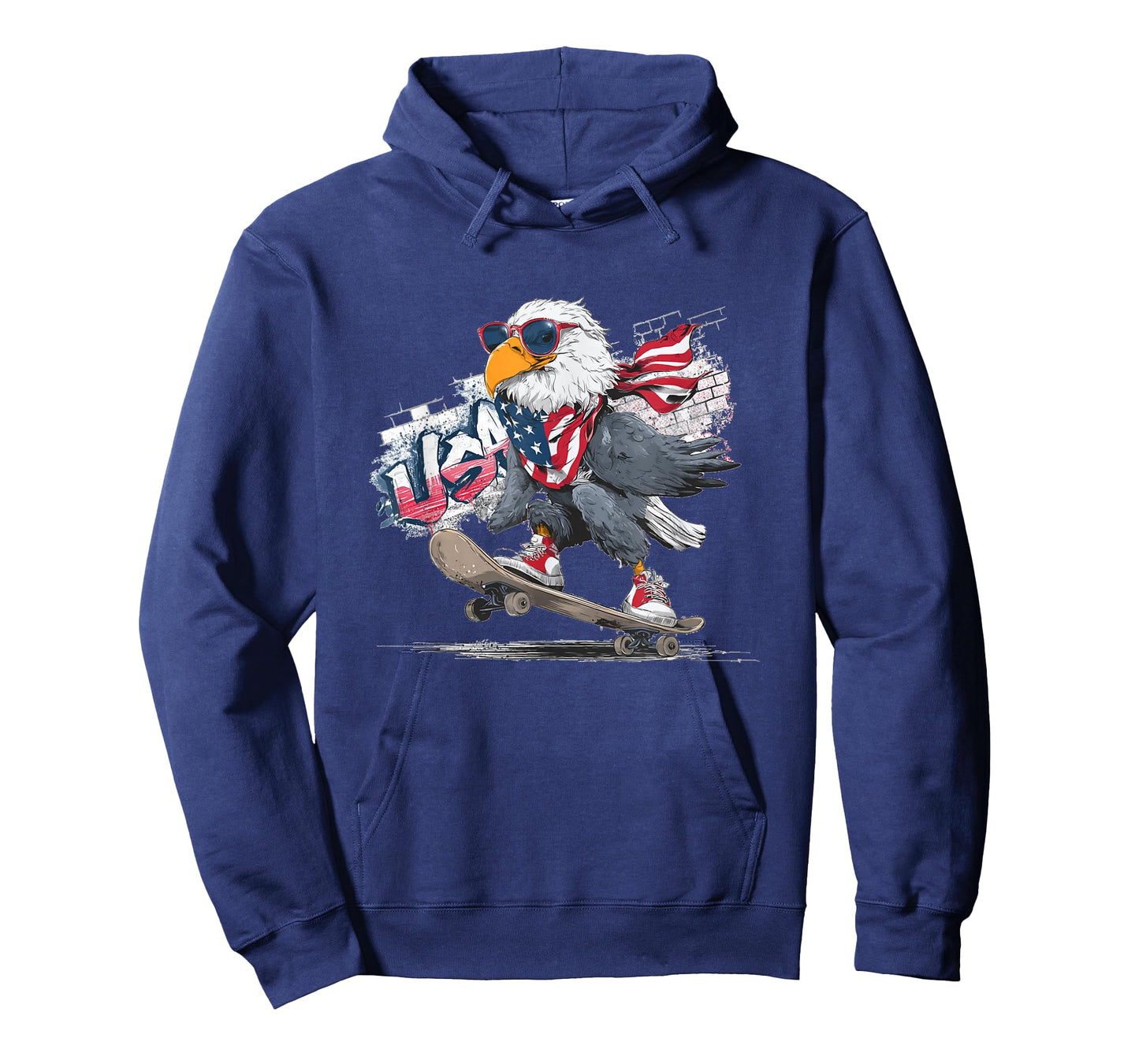 USA Skateboard Costume for Eagle and Skater T-Shirt