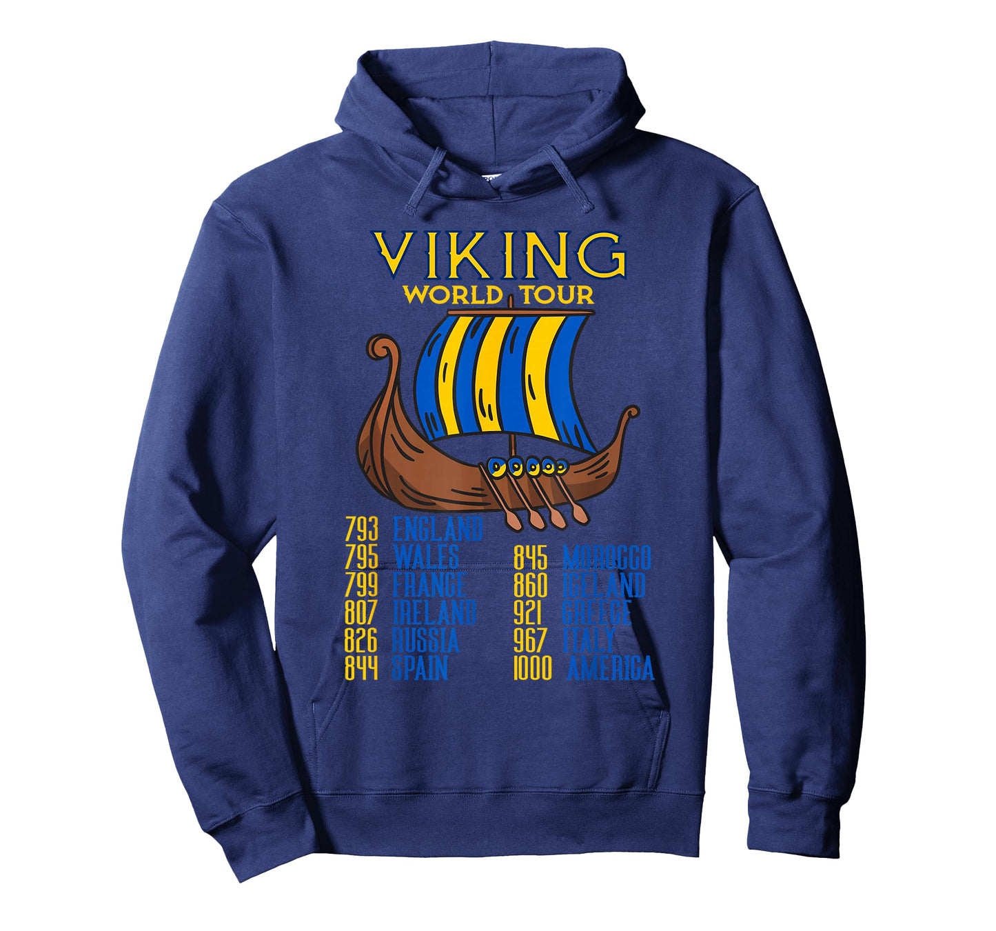 Viking World Tour Swedish Viking Ship Viking Tour T-Shirt